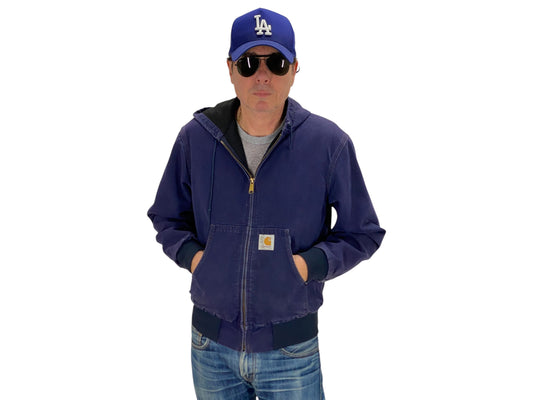 Size Med. Vintage hooded Carhartt jacket Made in USA - USA Vintage Bcn