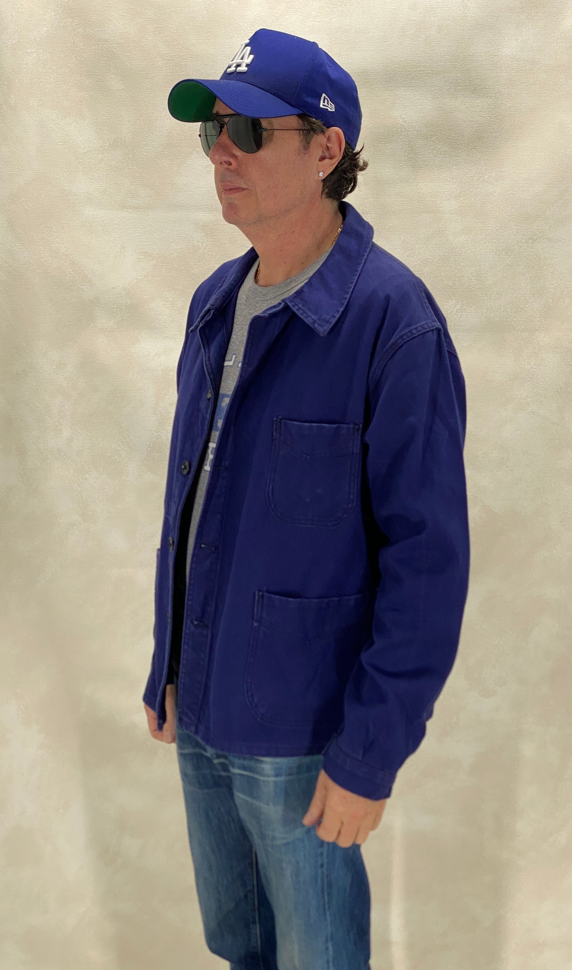 Size 52EU / 42US. Vintage French cotton jacket. Made in France By Adolph Lafont - USA Vintage Bcn