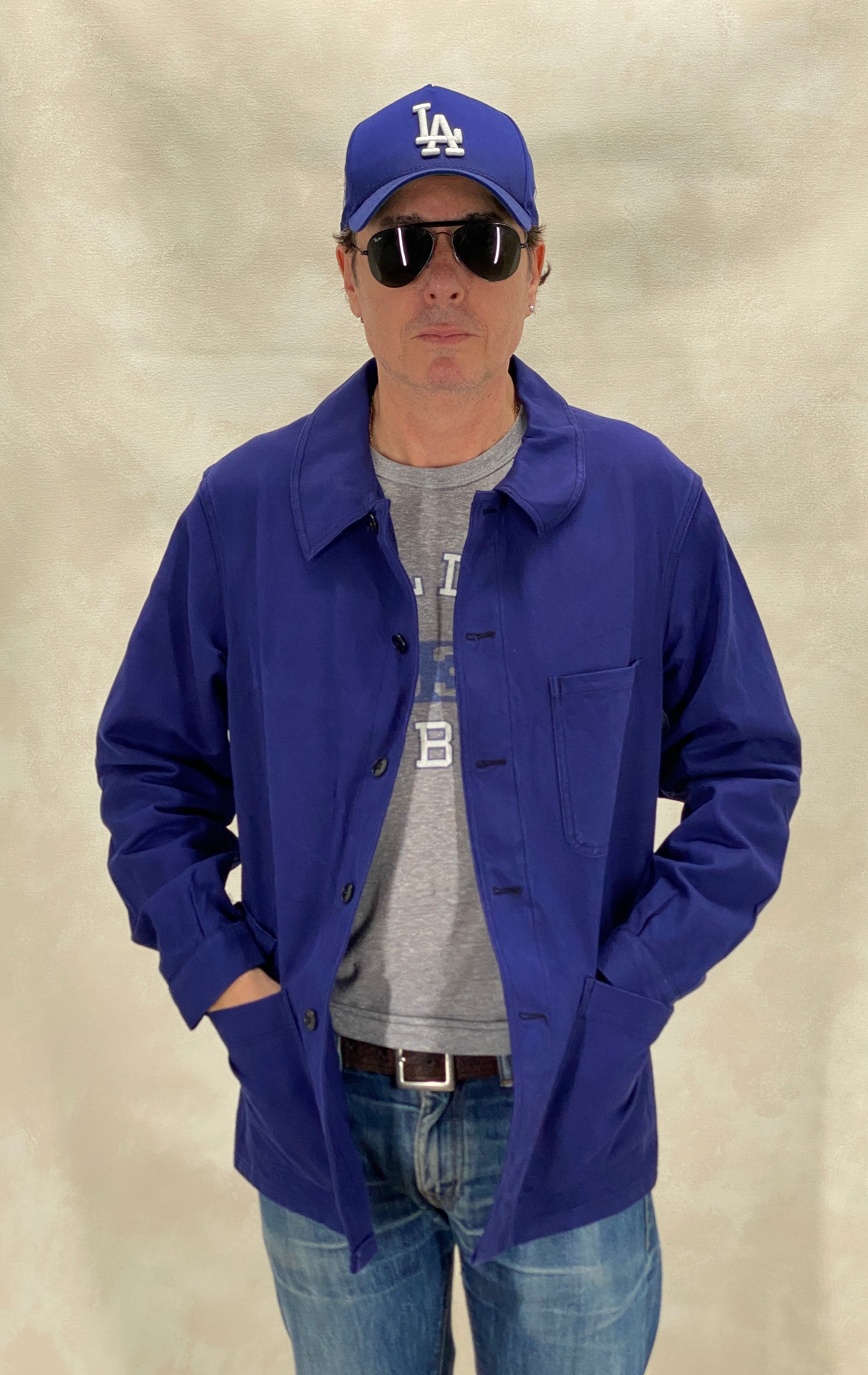 Size 48EU / 38US . Vintage French cotton jacket. Made In France by Usifor - USA Vintage Bcn