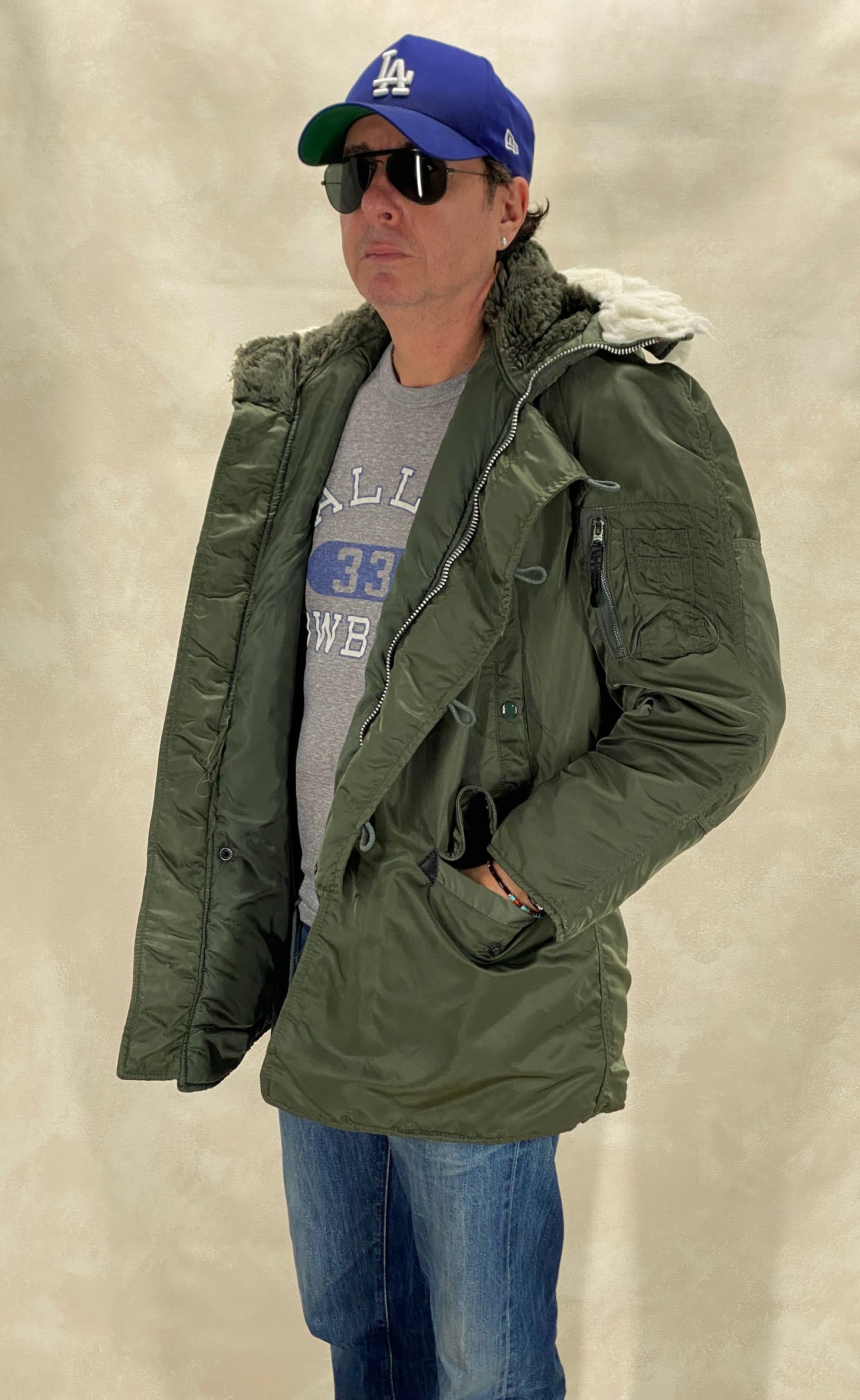 Med .Alpha Industries N2B flyer jacket Made in USA - USA Vintage Bcn