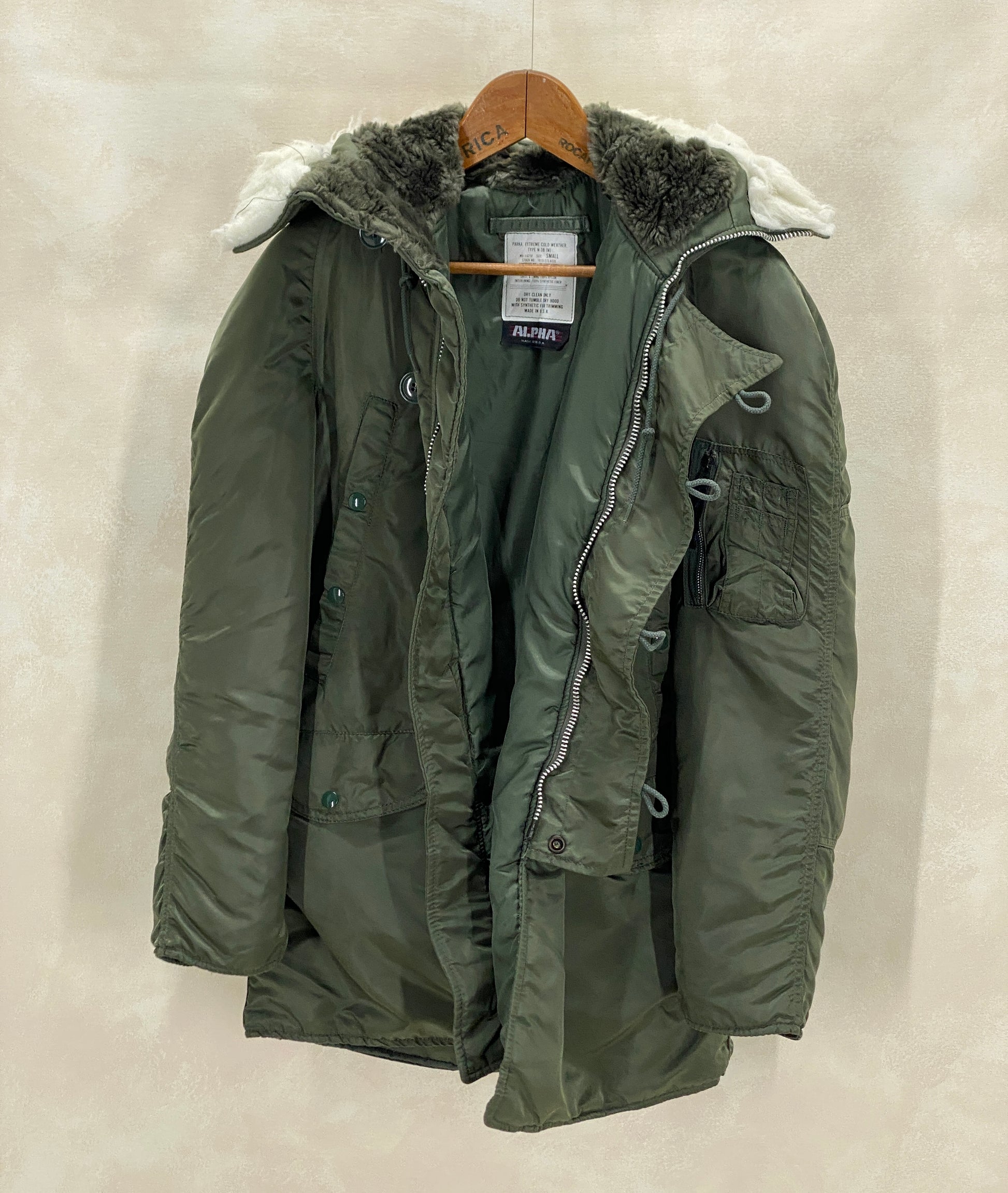 Med .Alpha Industries N2B flyer jacket Made in USA - USA Vintage Bcn