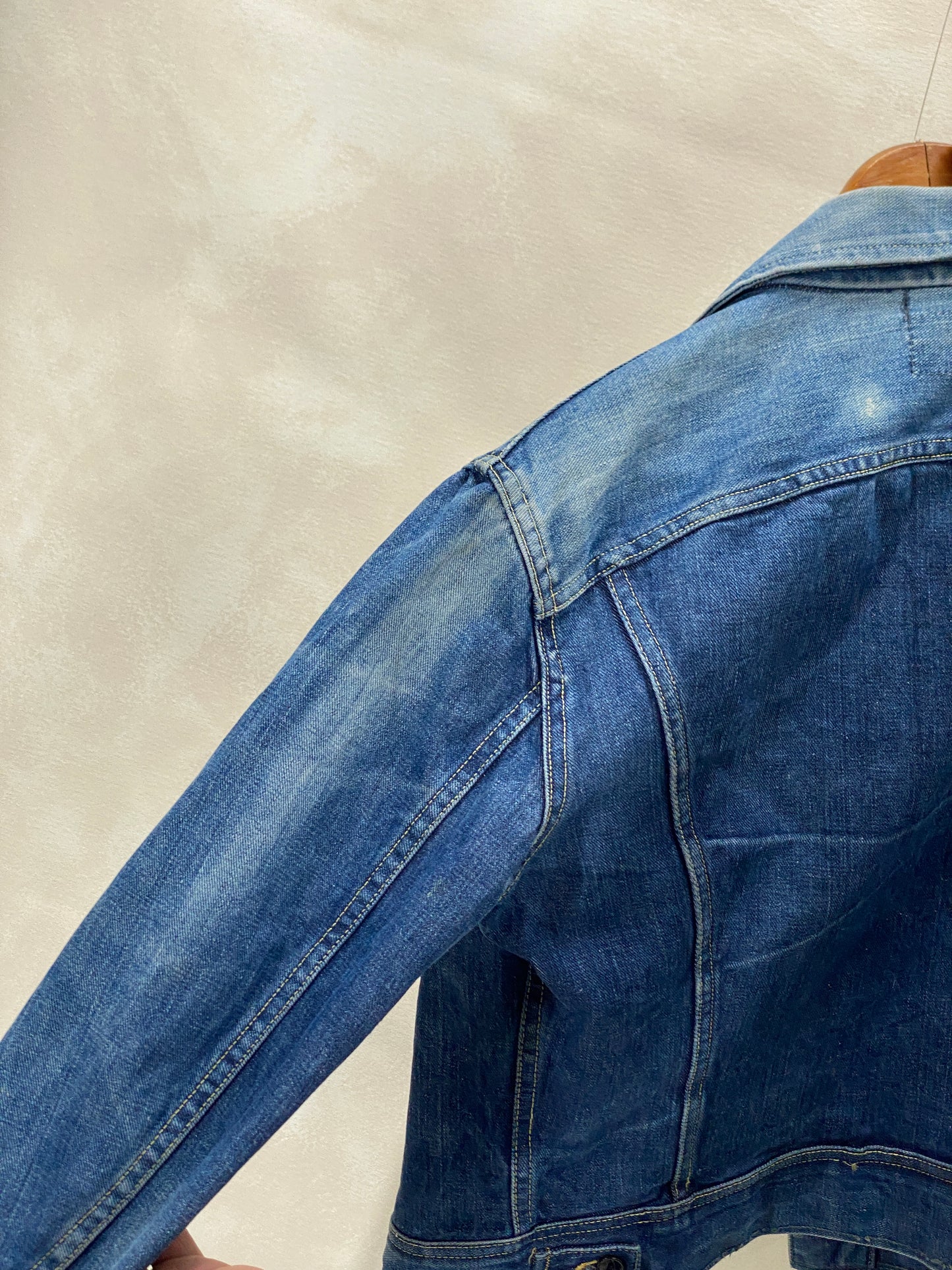 Size 38US / 48EU. Vintage 70s Lee Union Made Denim Shirt – 2 Pockets – Made in USA - USA Vintage Bcn