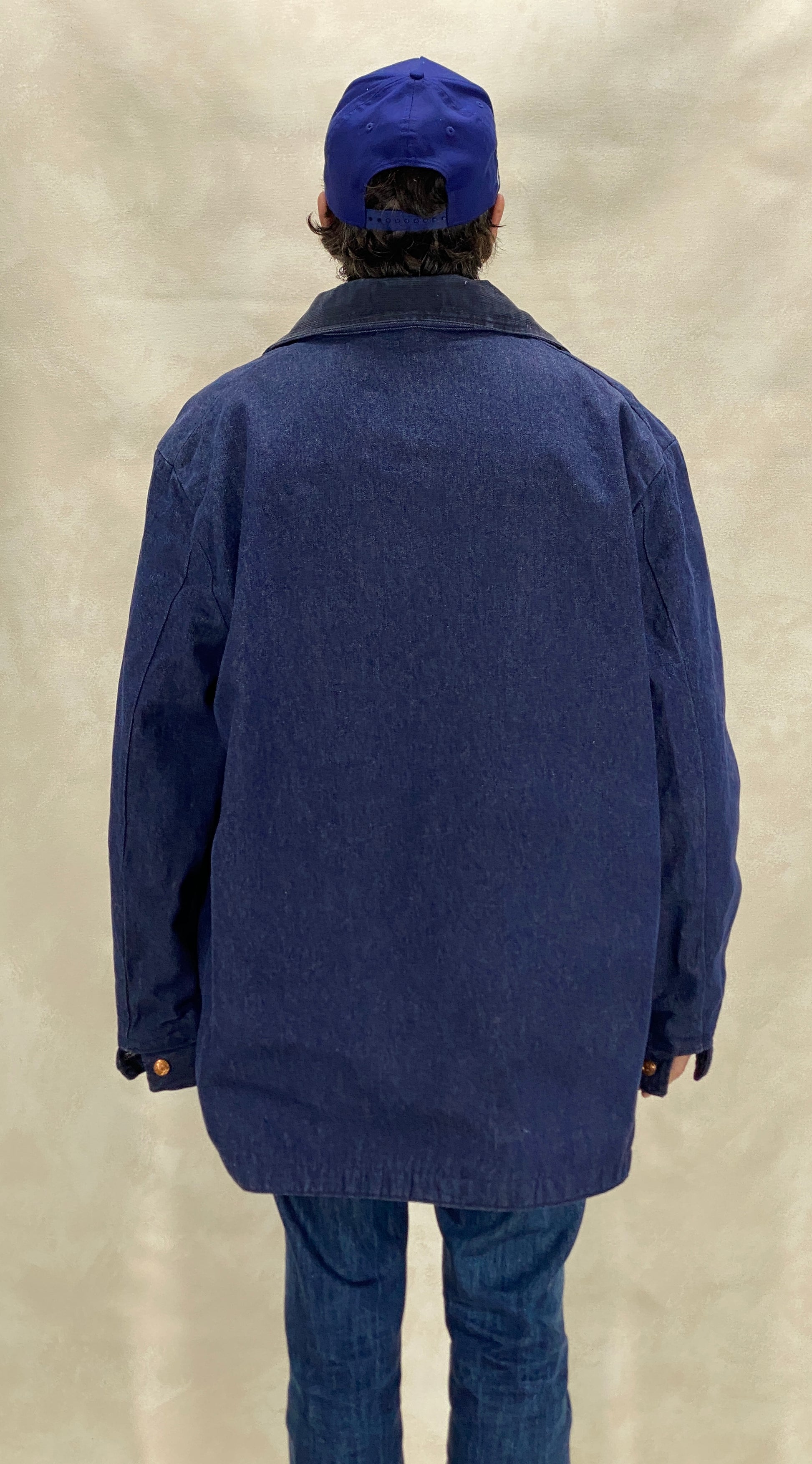 Size Large. Vintage blanket lined Chore coat work jacket - USA Vintage Bcn