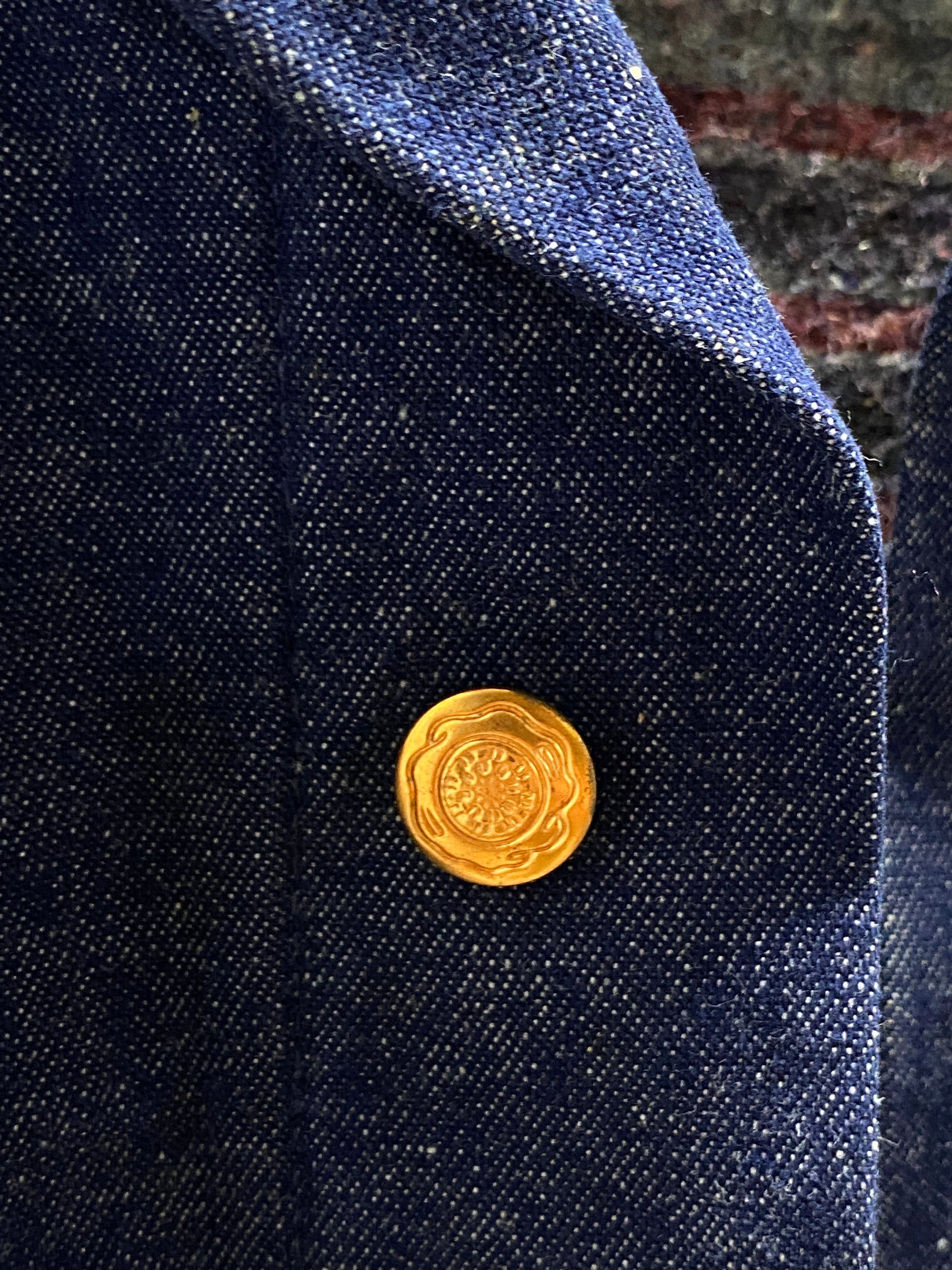 Size Large. Vintage blanket lined Chore coat work jacket - USA Vintage Bcn