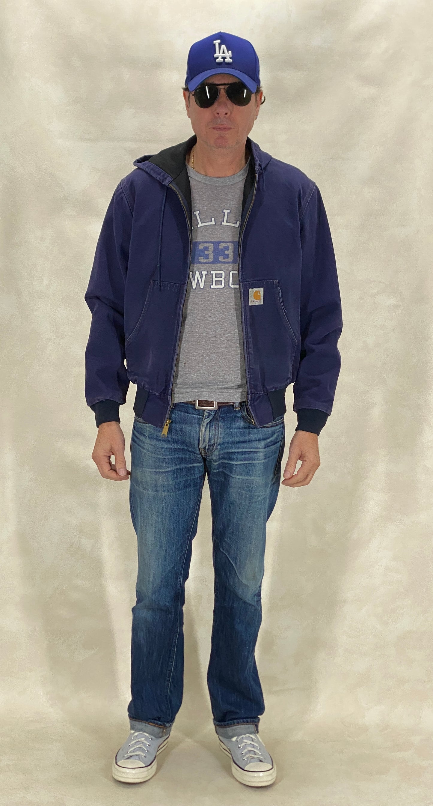 Size Med. Vintage hooded Carhartt jacket Made in USA - USA Vintage Bcn