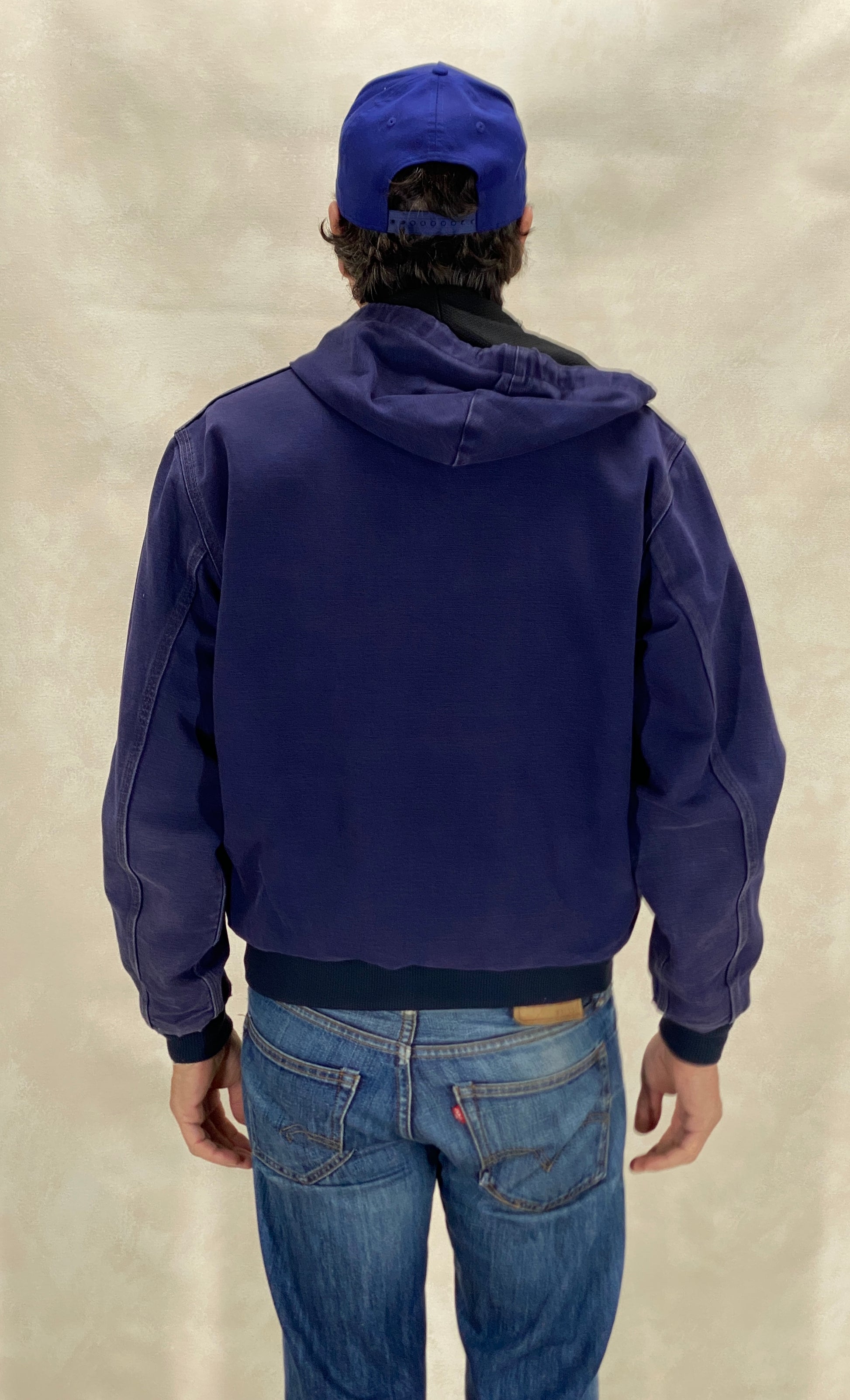 Size Med. Vintage hooded Carhartt jacket Made in USA - USA Vintage Bcn
