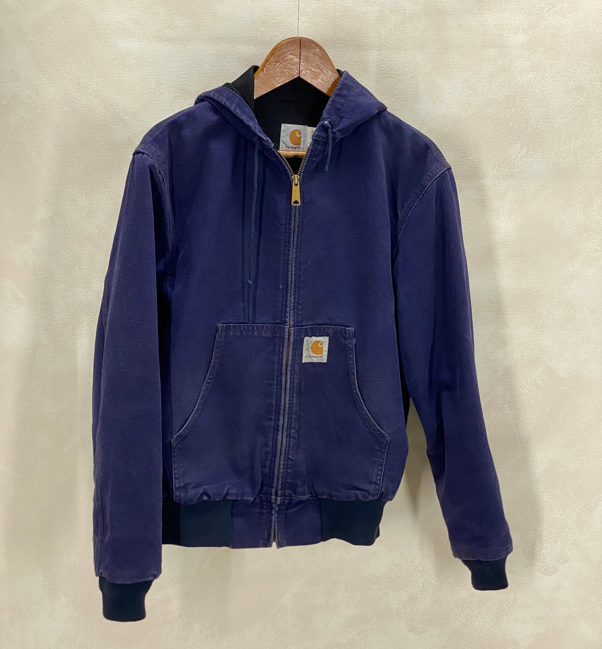 Size Med. Vintage hooded Carhartt jacket Made in USA - USA Vintage Bcn