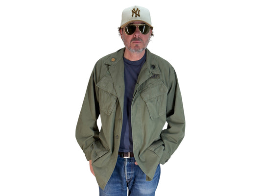 Med Long. Authentic 1969 US Army vintage Vietnam jungle jacket. - USA Vintage Bcn