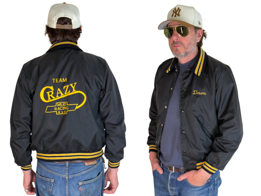 Size XSmall. Vintage 70s Nylon Racing Jacket Made in USA - USA Vintage Bcn