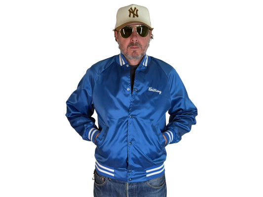 Size Small. Vintage 80s Satin Jacket Made In USA - USA Vintage Bcn