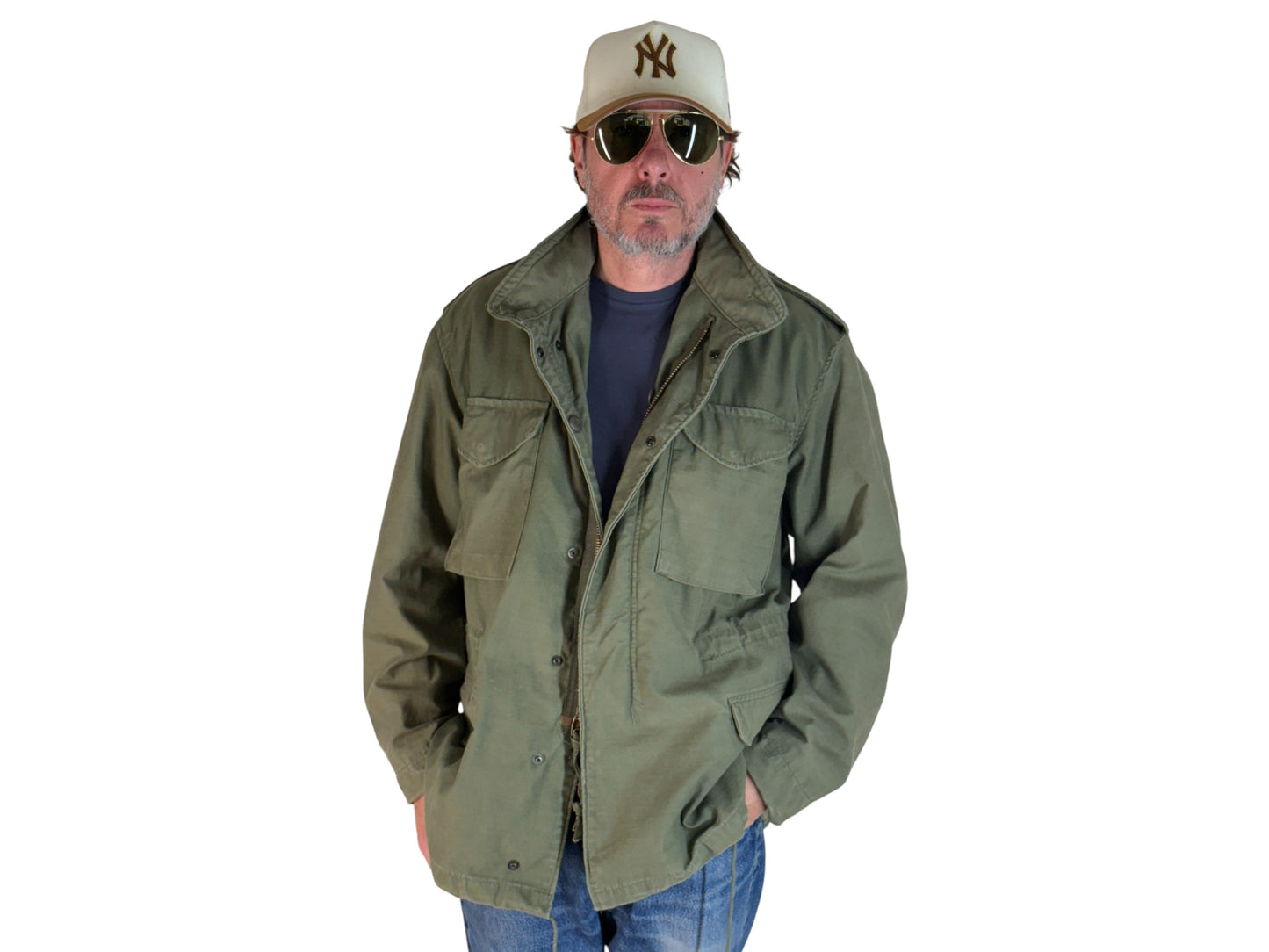 Large Reg. Authentic 1985 US Army M-65 field jacket Military - USA Vintage Bcn