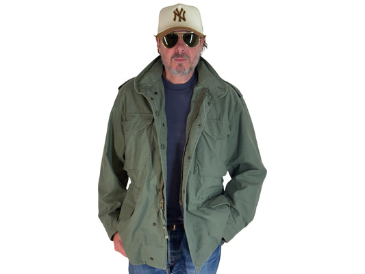 Large Reg. Civilian Alpha US M-65 field jacket Military style Made in USA - USA Vintage Bcn