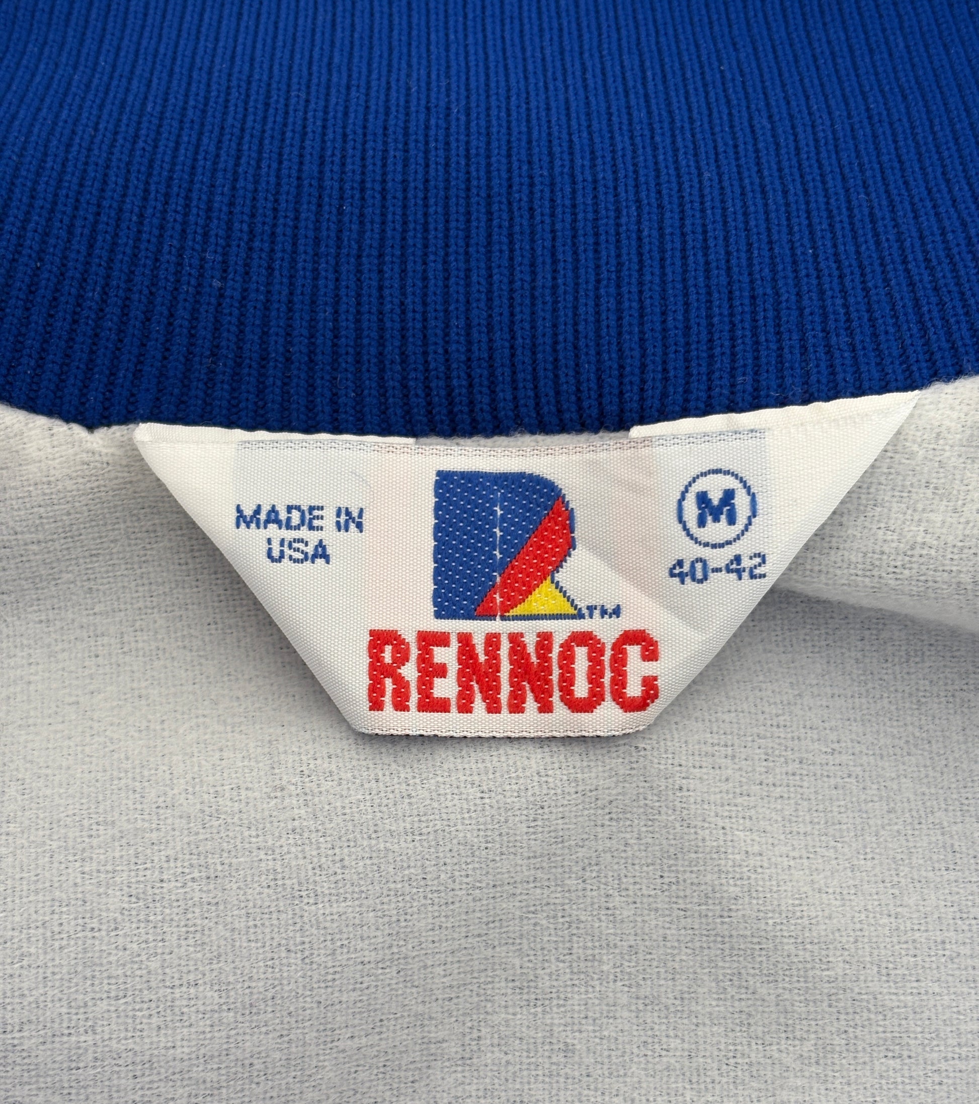 Size Med. Vintage embroidered 80s East Lake Eagle Satin Jacket Made In USA by Rennoc - USA Vintage Bcn