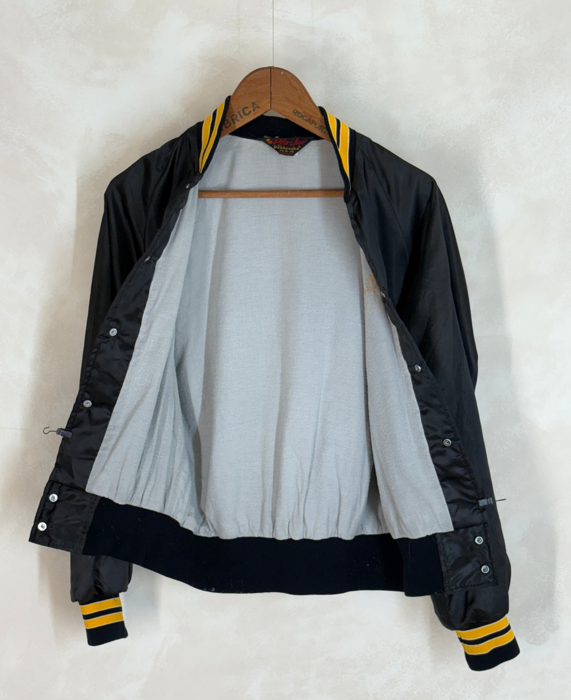 Size Small. Vintage 70s Satin Jacket Made In USA - USA Vintage Bcn