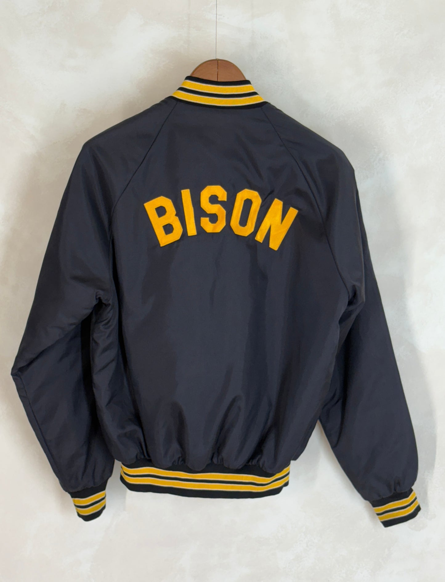 Size Small. Vintage Bison Nylon Jacket Made in USA - USA Vintage Bcn