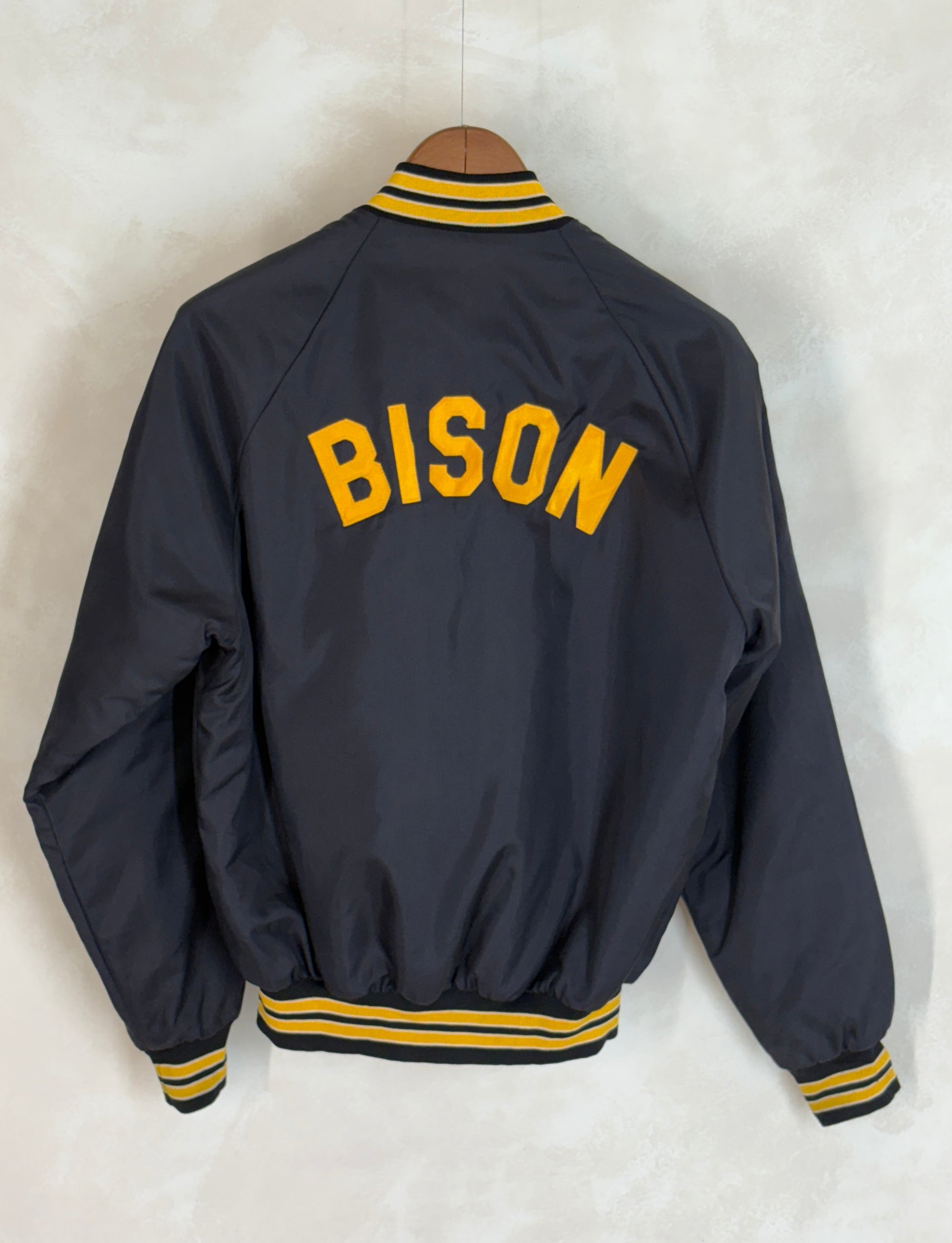 Size Small. Vintage Bison Nylon Jacket Made in USA - USA Vintage Bcn
