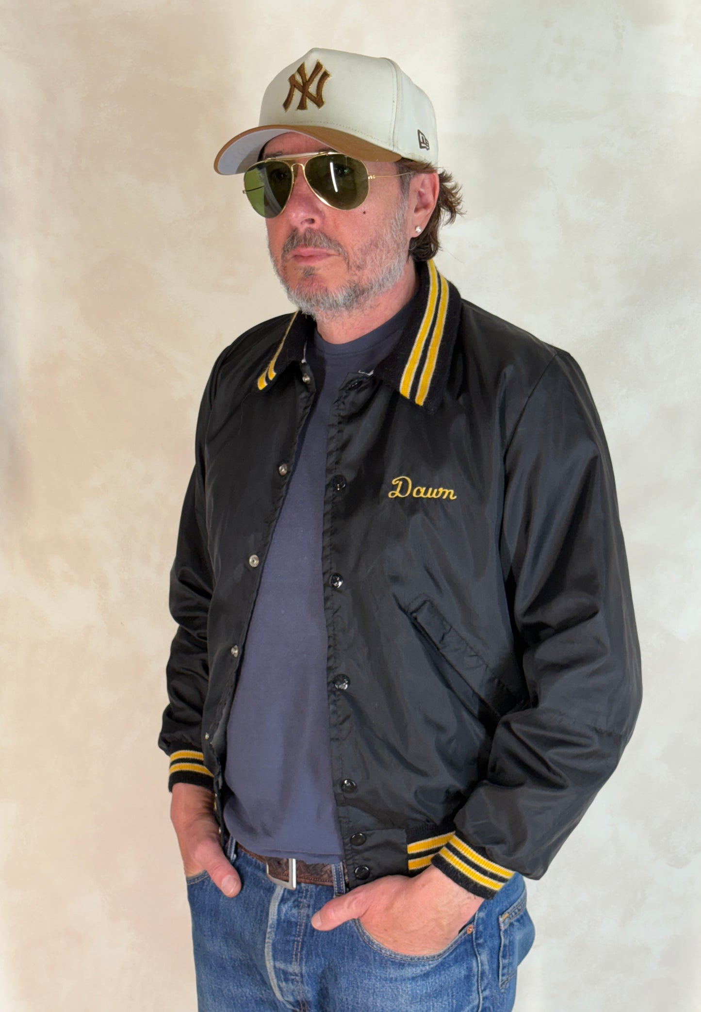 Size XSmall. Vintage 70s Nylon Racing Jacket Made in USA - USA Vintage Bcn