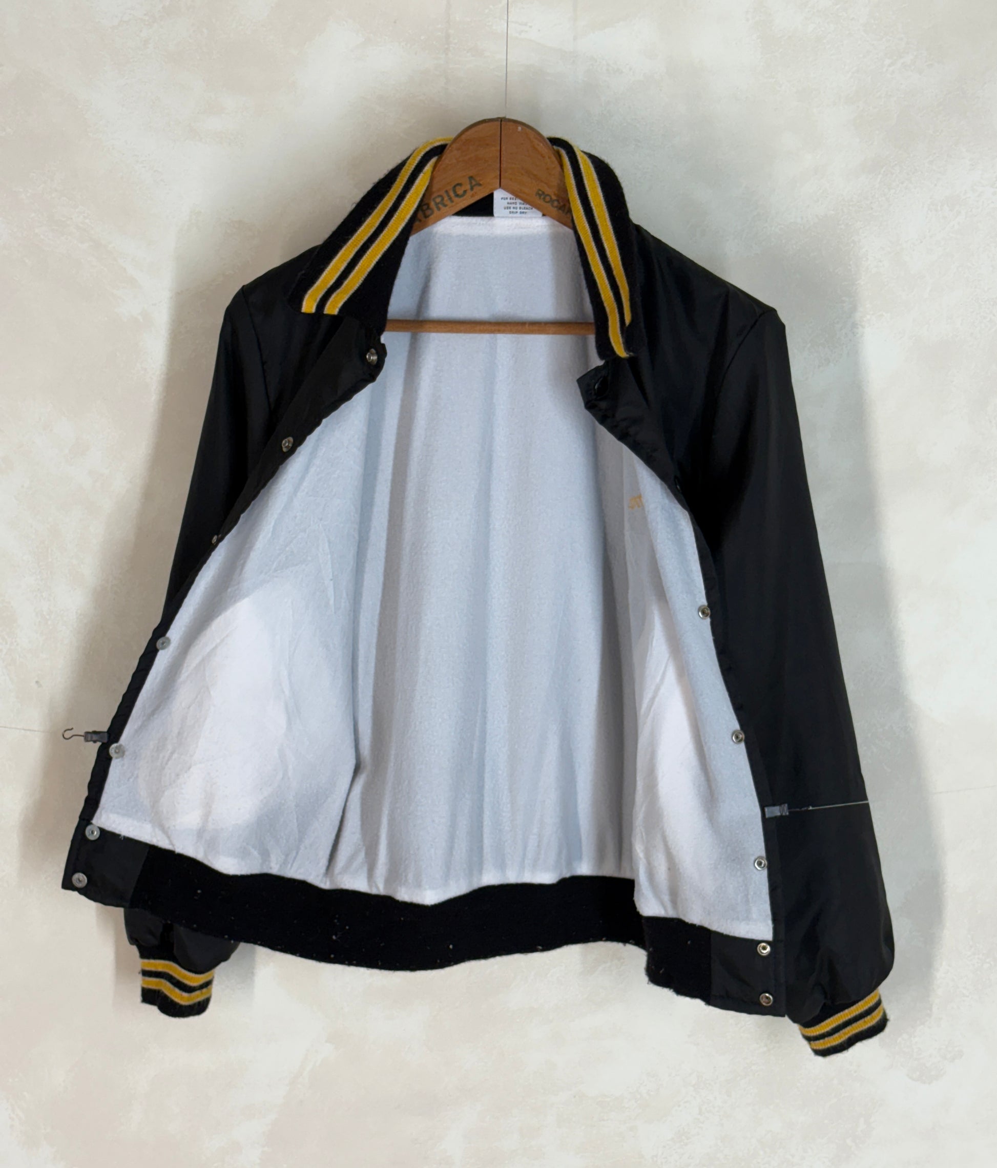 Size XSmall. Vintage 70s Nylon Racing Jacket Made in USA - USA Vintage Bcn