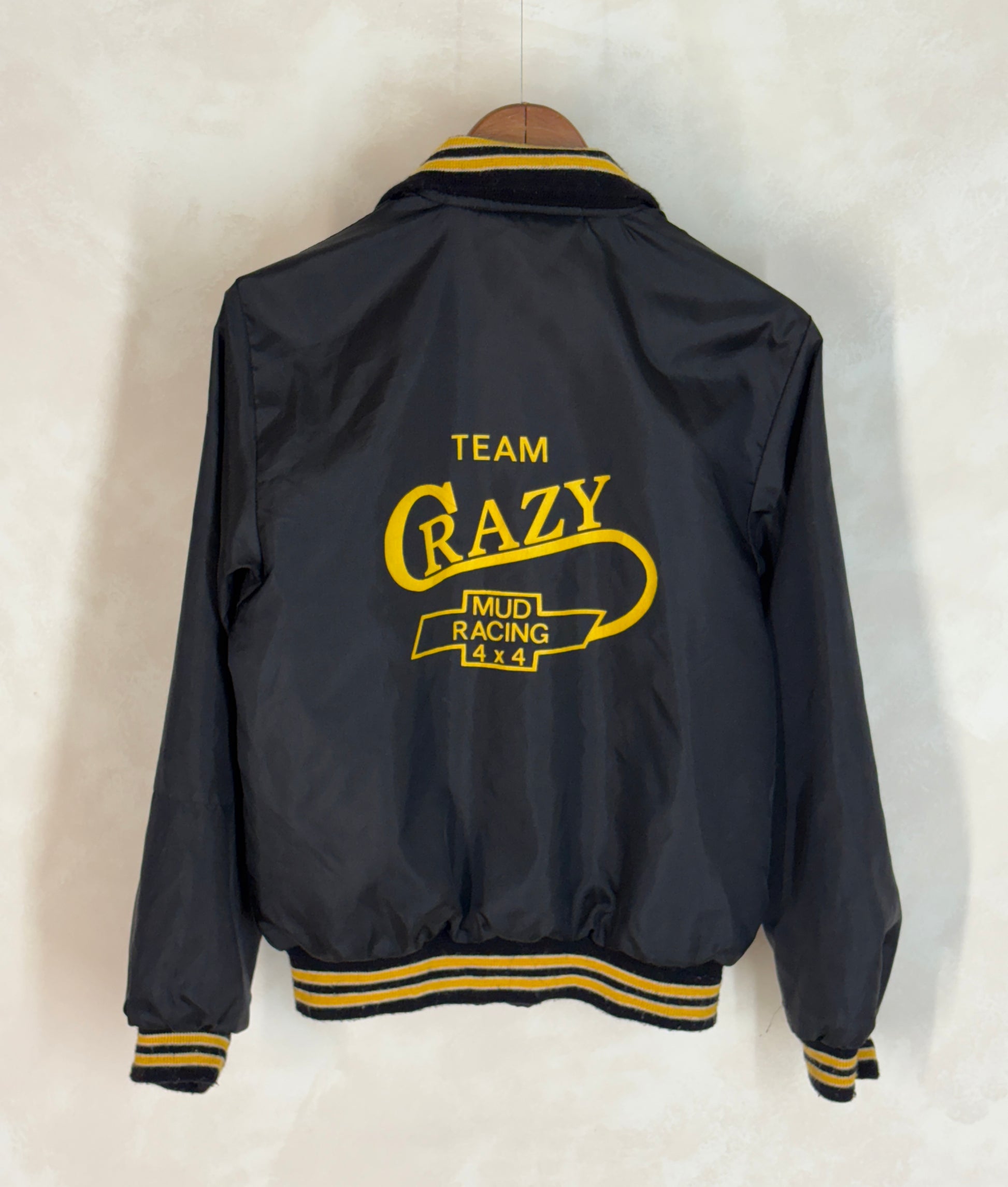 Size XSmall. Vintage 70s Nylon Racing Jacket Made in USA - USA Vintage Bcn