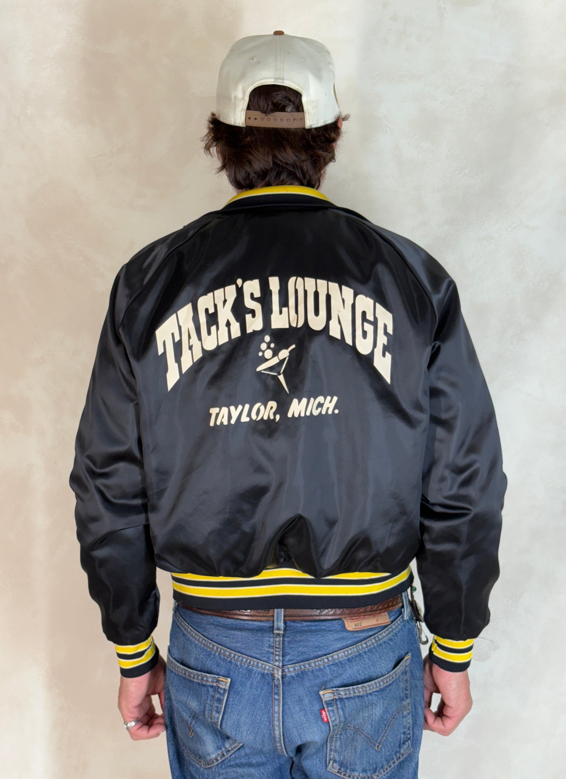 Size Small. Vintage Satin Electric Jacket Made in USA - USA Vintage Bcn