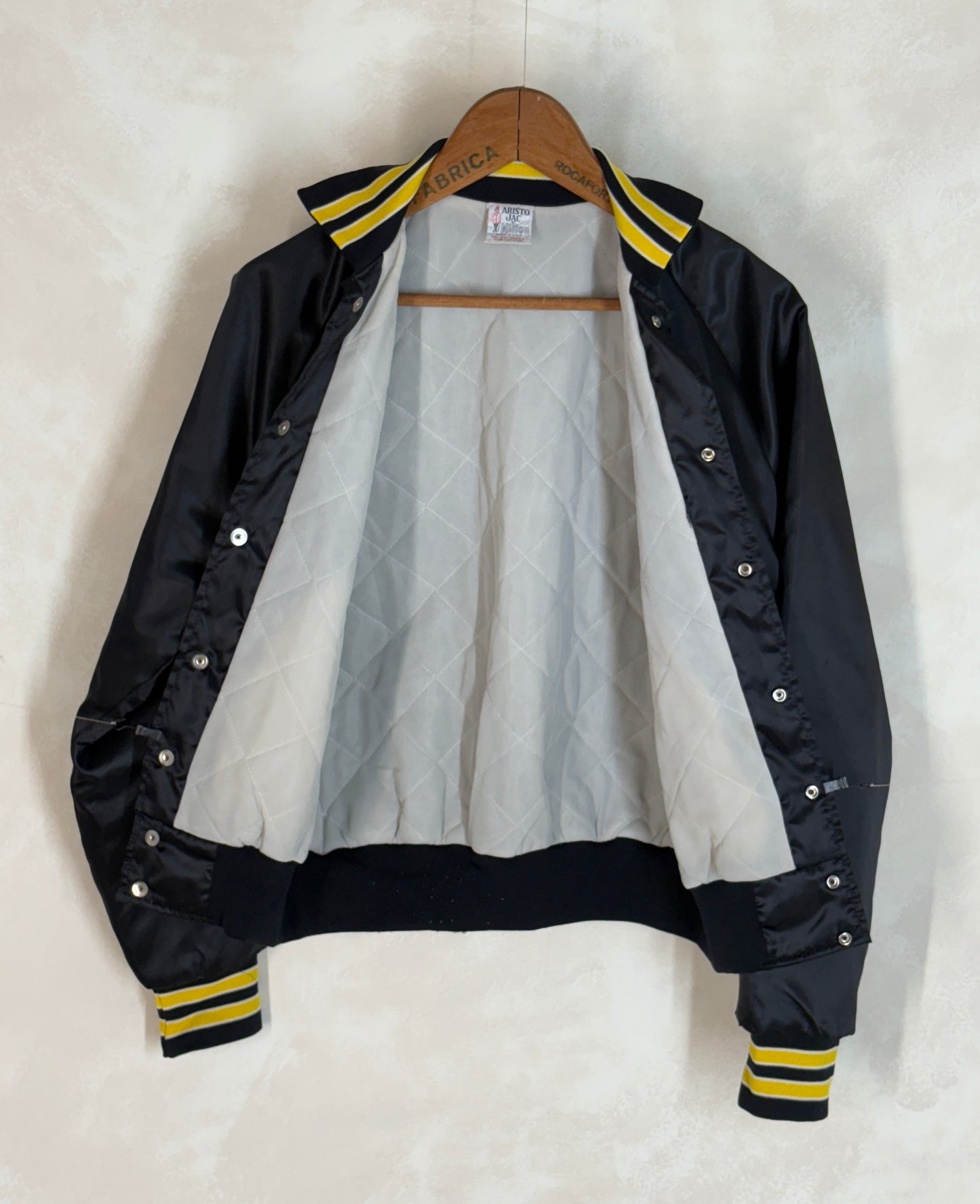 Size Small. Vintage Satin Electric Jacket Made in USA - USA Vintage Bcn