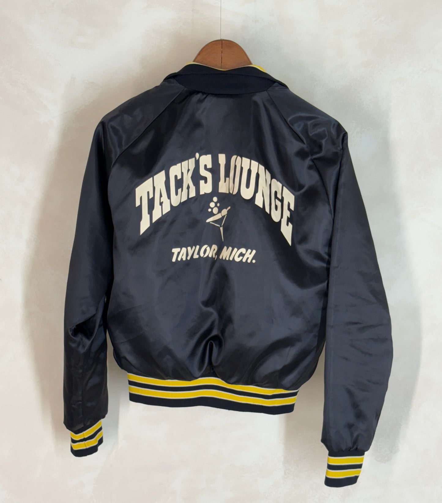 Size Small. Vintage Satin Electric Jacket Made in USA - USA Vintage Bcn