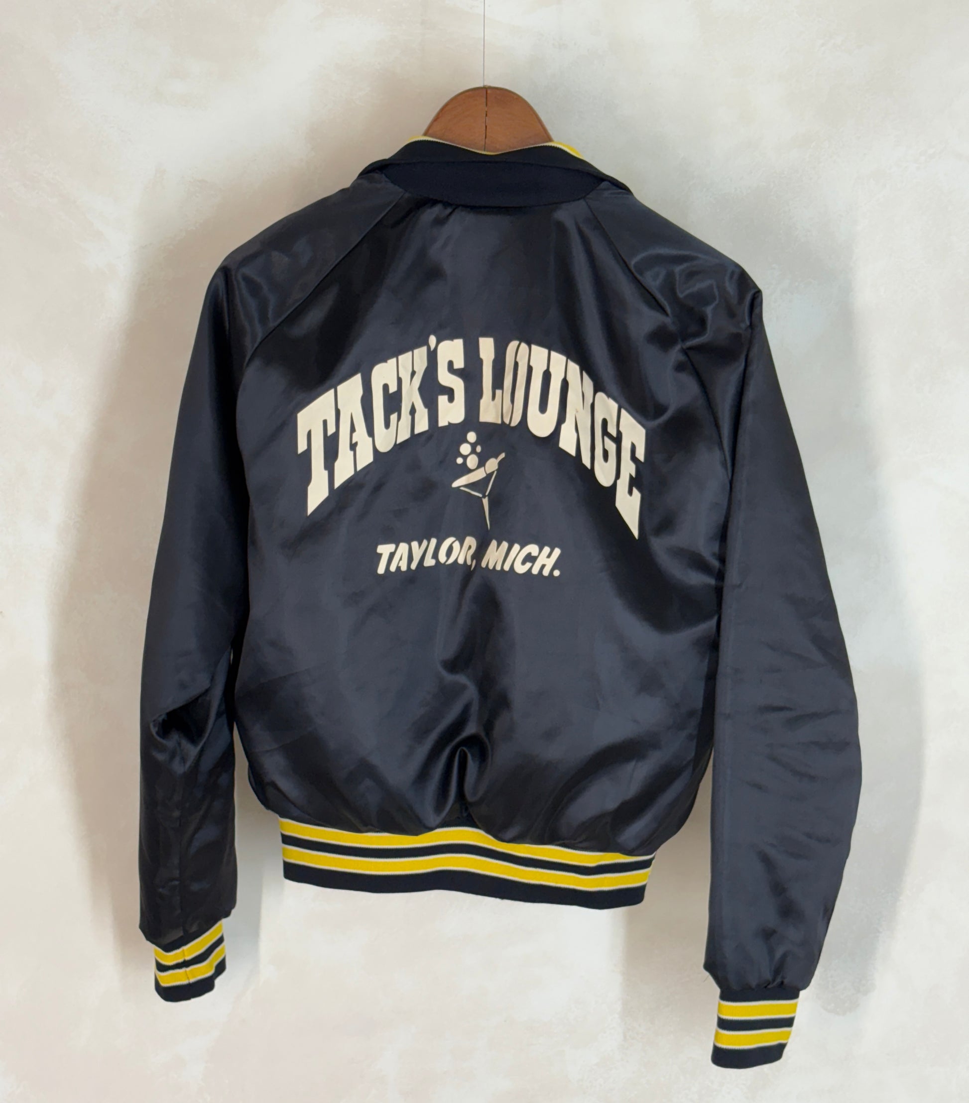 Size Small. Vintage Satin Electric Jacket Made in USA - USA Vintage Bcn