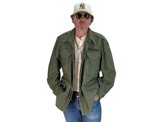 Med Short. Authentic 1950s US Army M-51 Field Jacket – OG-107 – Military Issue - USA Vintage Bcn