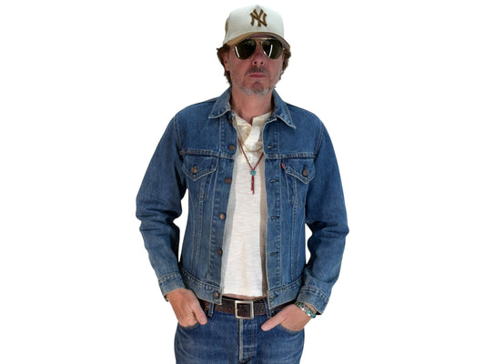 Size 38US / 48EU. Vintage 70/80s 70506 Levis 2 pocket jacket Made in USA - USA Vintage Bcn