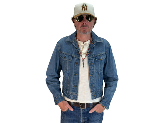 Size 38US / 48EU Vintage 70s Lee 2 pocket Jacket Made in Belgium - USA Vintage Bcn
