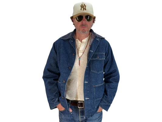 Size Medium. Vintage 70s blanket lined Chore coat work jacket - USA Vintage Bcn