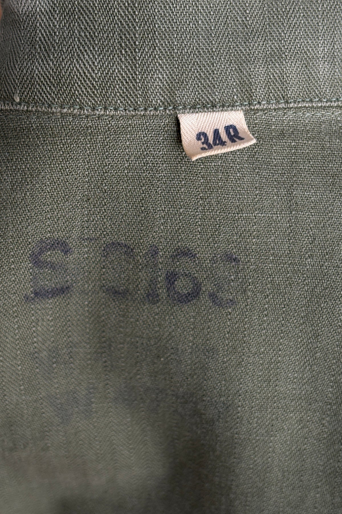 Vintage WW2 US Army 2nd Pattern HBT 13 Stars Button Combat Shirt/Jacket-AJ357 Studio