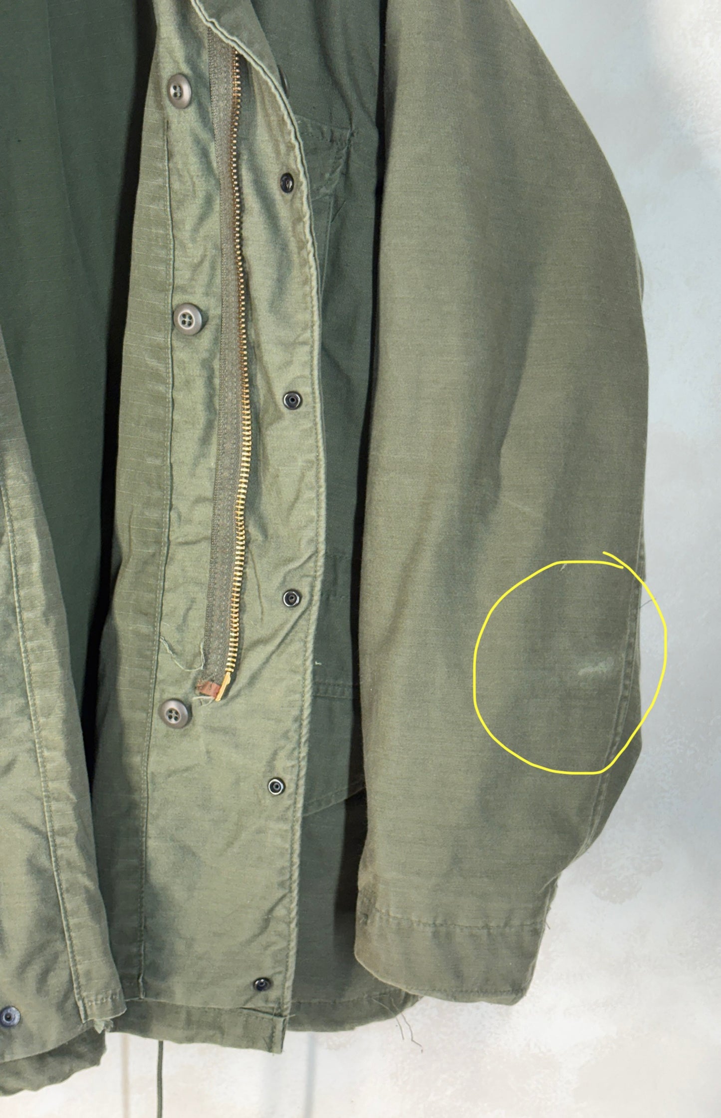 Large Reg. Authentic 1985 US Army M-65 field jacket Military - USA Vintage Bcn