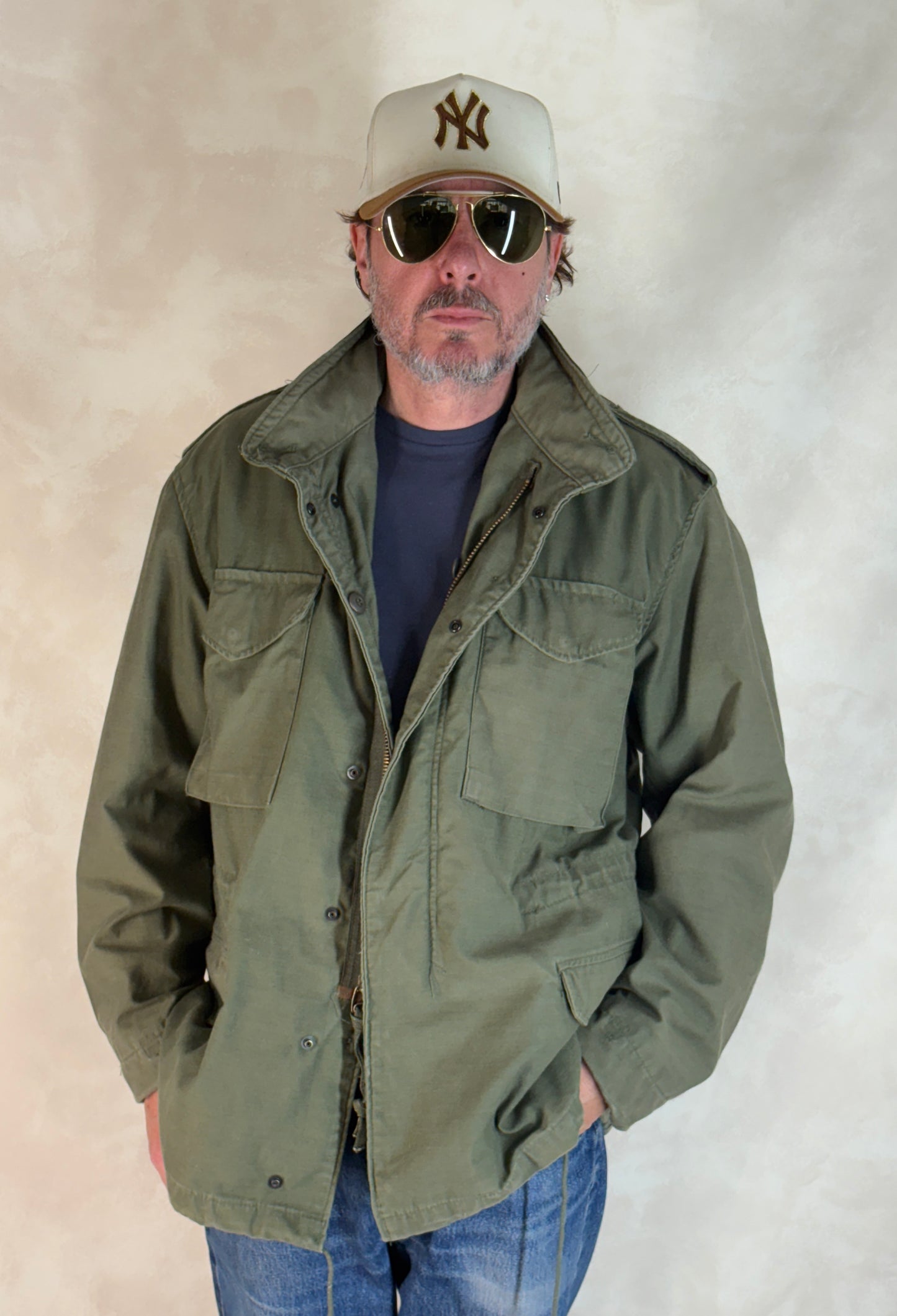 Large Reg. Authentic 1985 US Army M-65 field jacket Military - USA Vintage Bcn