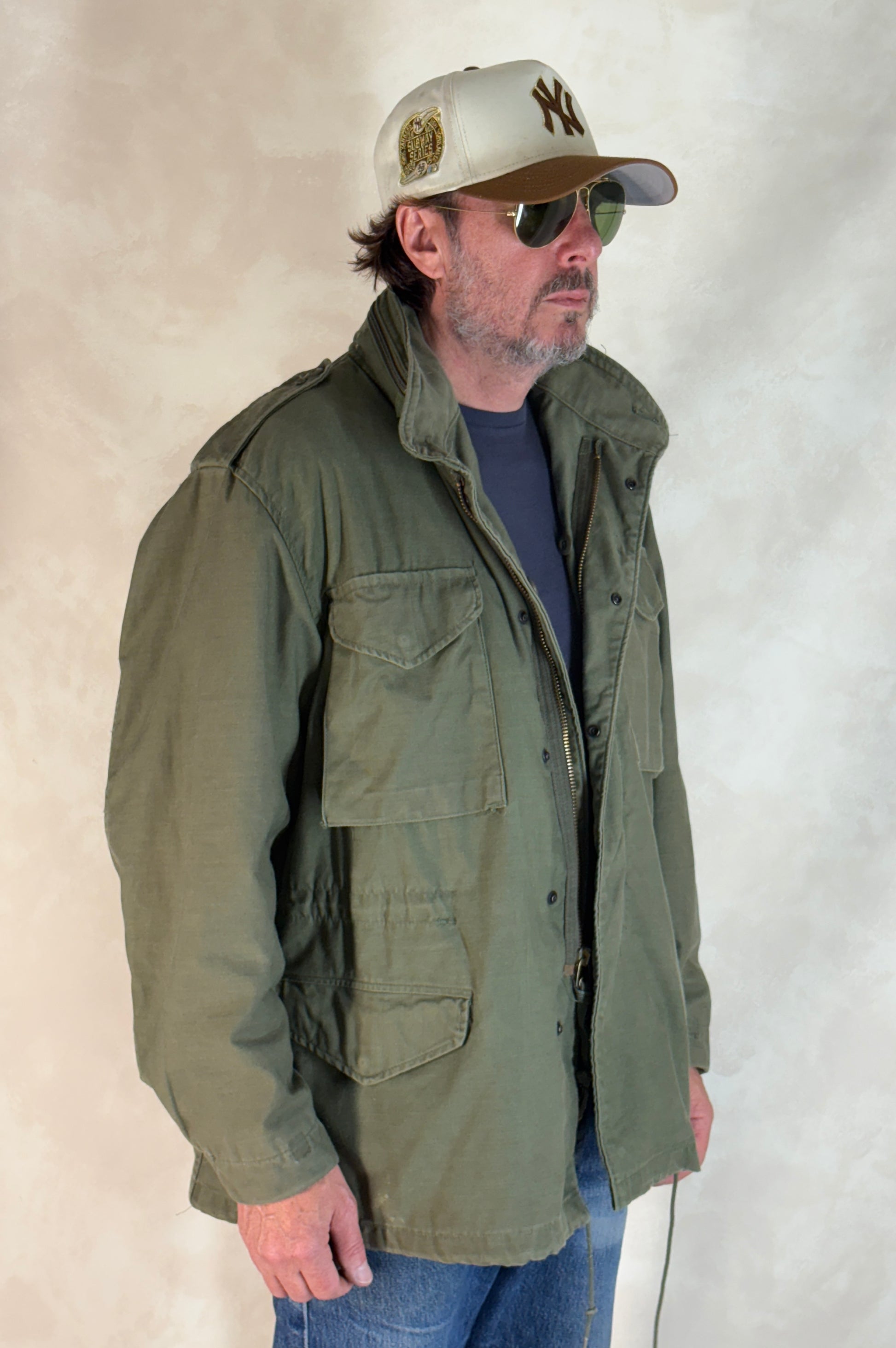 Large Reg. Authentic 1985 US Army M-65 field jacket Military - USA Vintage Bcn