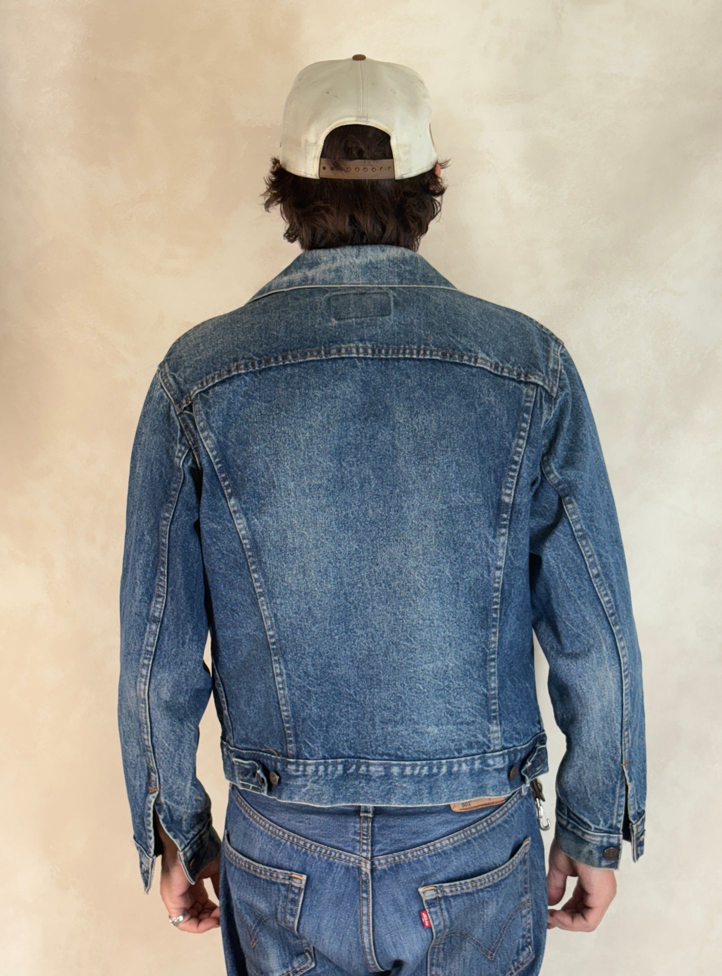 Size 42US / 52EU. Vintage 80s 70506 Levis 4 pockets jacket Made in USA - USA Vintage Bcn
