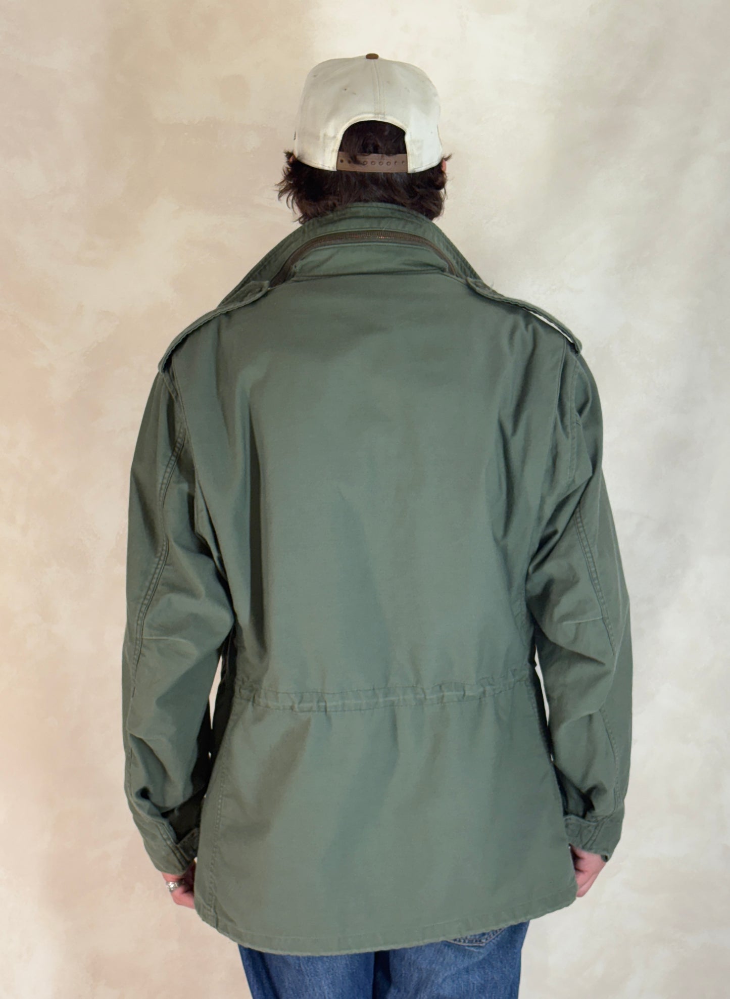 Large Reg. Civilian Alpha US M-65 field jacket Military style Made in USA - USA Vintage Bcn