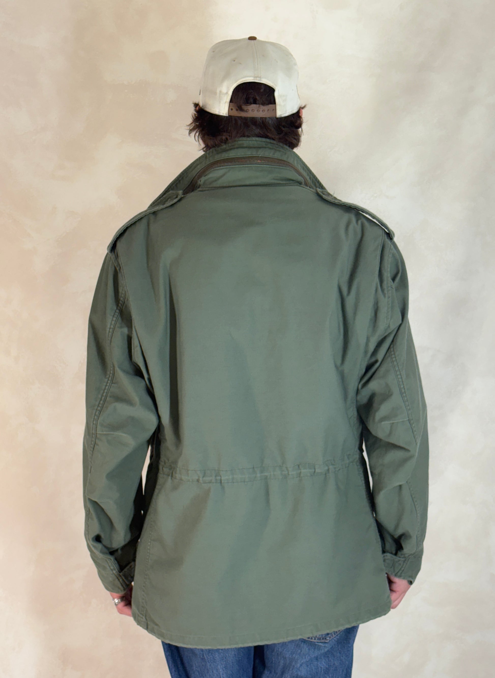 Large Reg. Civilian Alpha US M-65 field jacket Military style Made in USA - USA Vintage Bcn