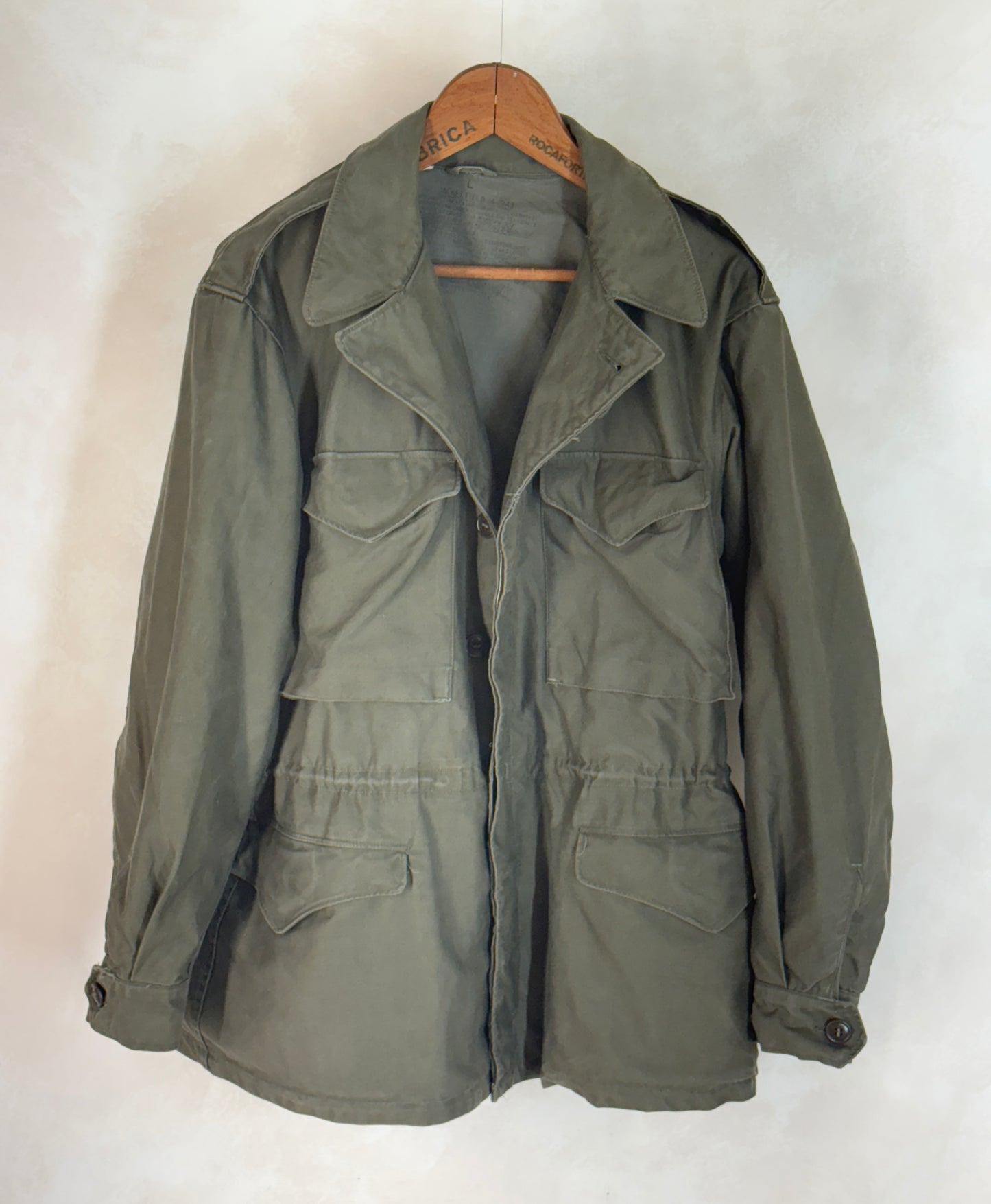 Size 40Reg US / 50EU . Authentic US Army M-43 1943 Jacket - USA Vintage Bcn