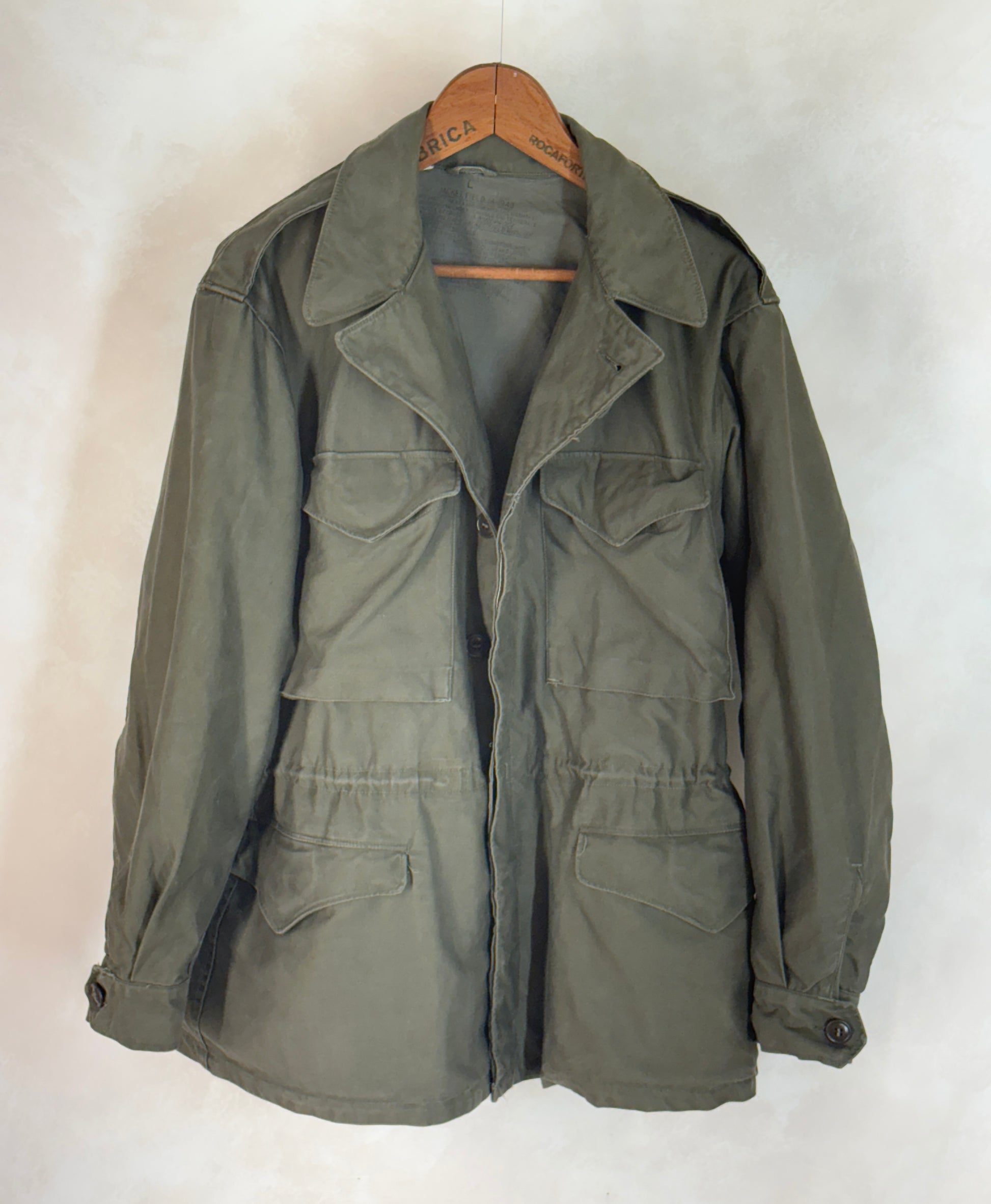 Size 40Reg US / 50EU . Authentic US Army M-43 1943 Jacket - USA Vintage Bcn