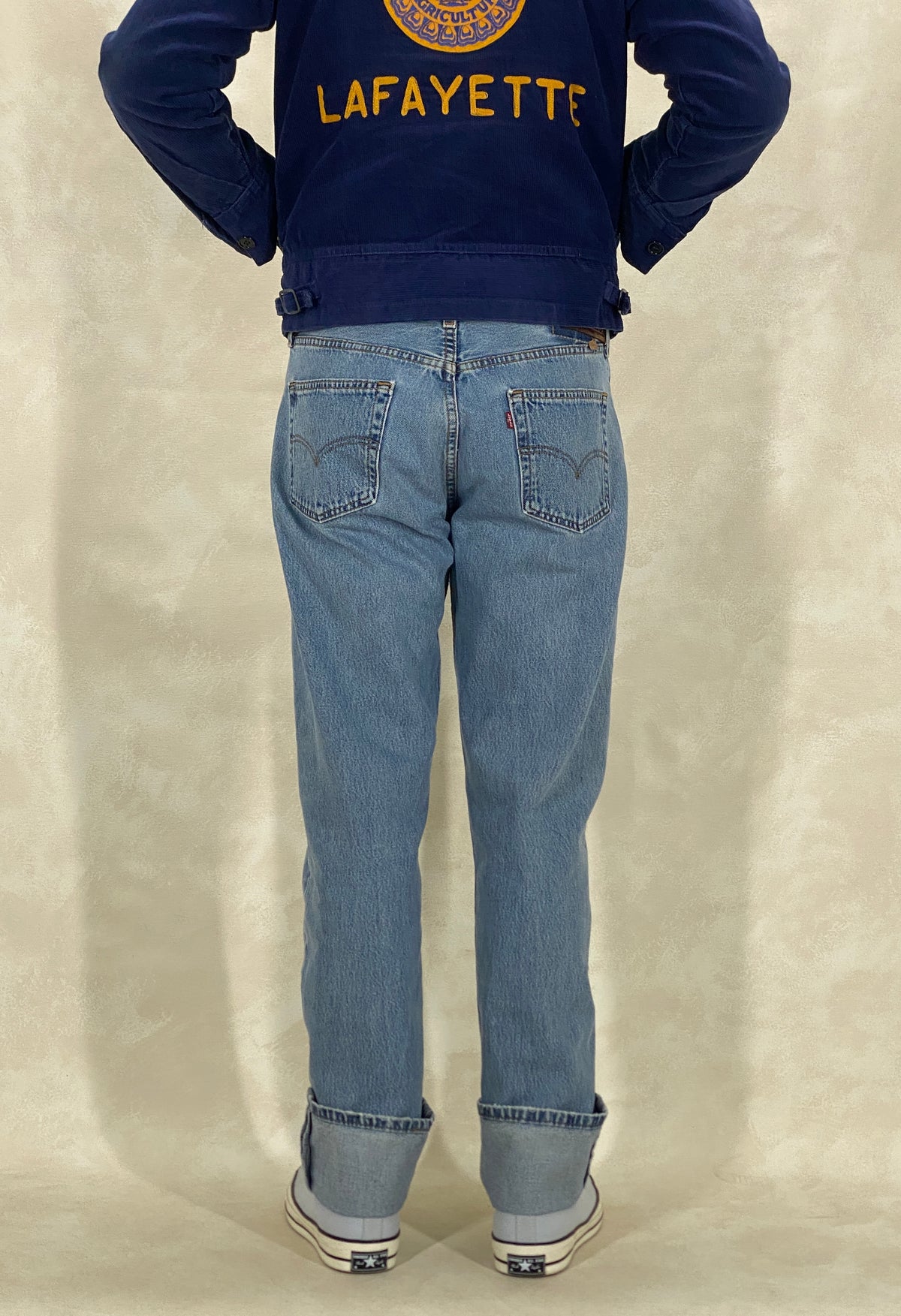 34x34 Denim Levi’s 501 Vintage Jeans | Made in USA-military-AJ357 Studio
