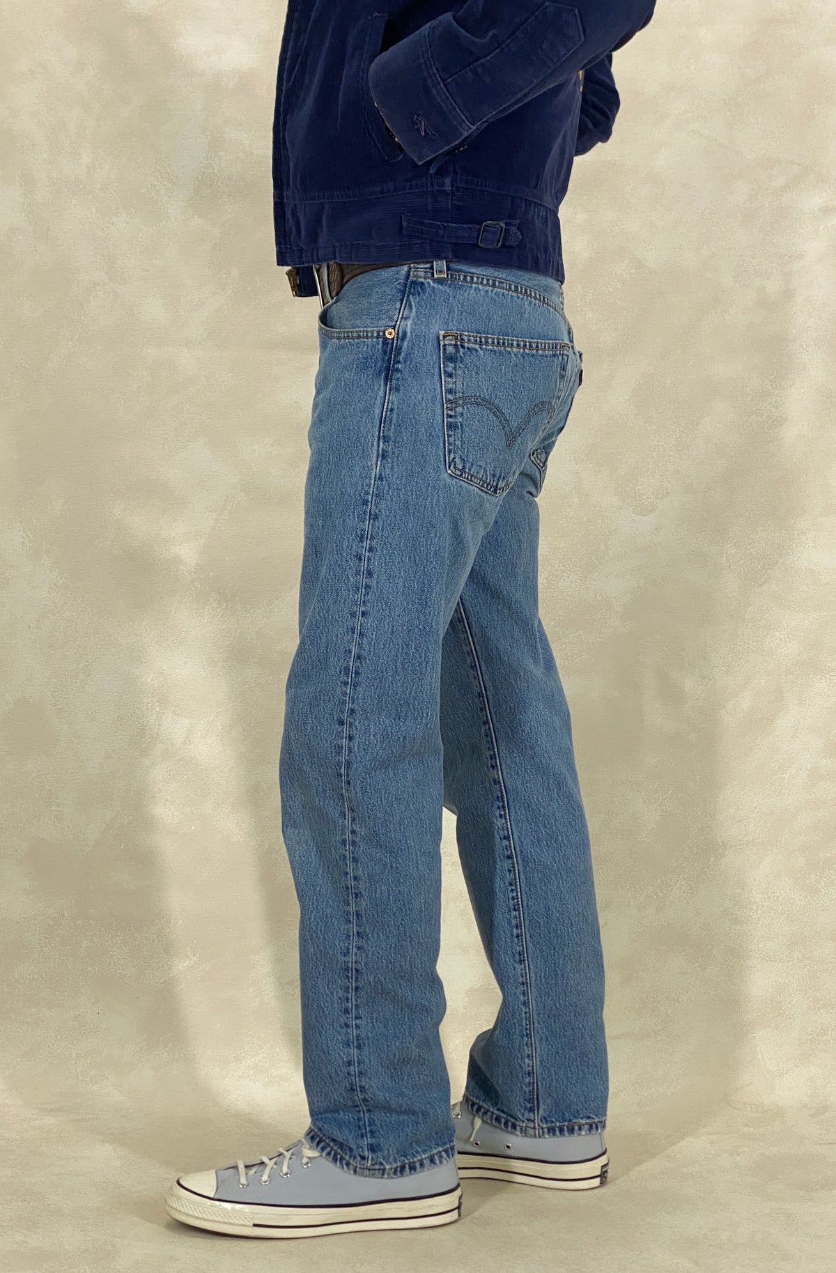 32X32 Levi's 501 Vintage Denim Jeans-military-AJ357 Studio