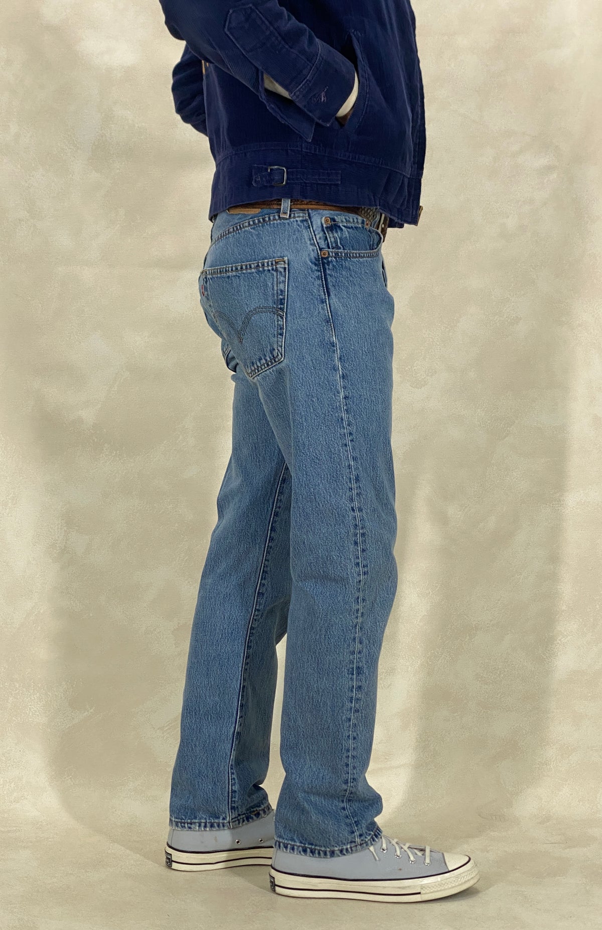 32X32 Levi's 501 Vintage Denim Jeans-military-AJ357 Studio