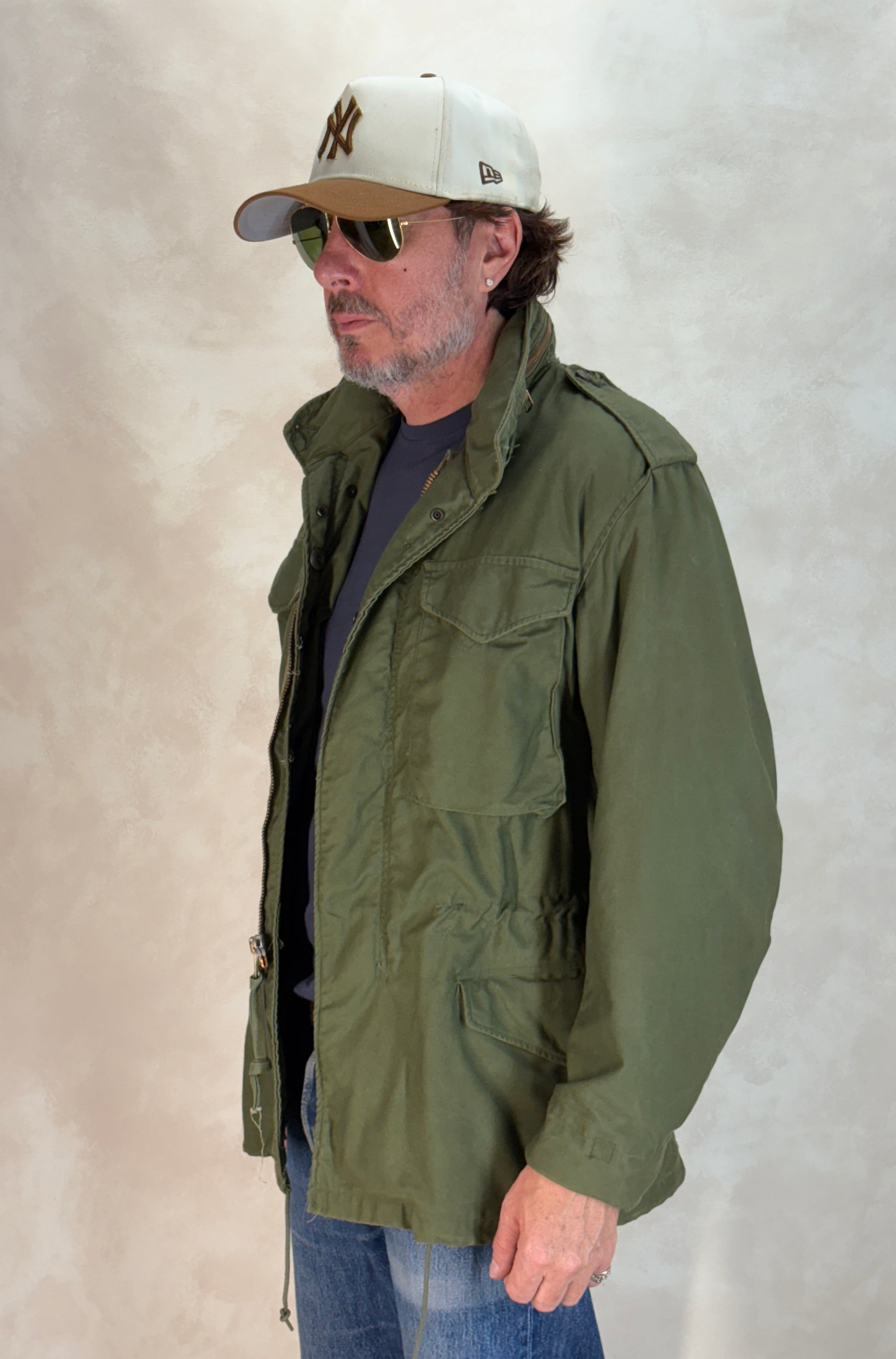 Small Reg. Alpha industries Authentic 1976 US M-65 field jacket .Military - USA Vintage Bcn