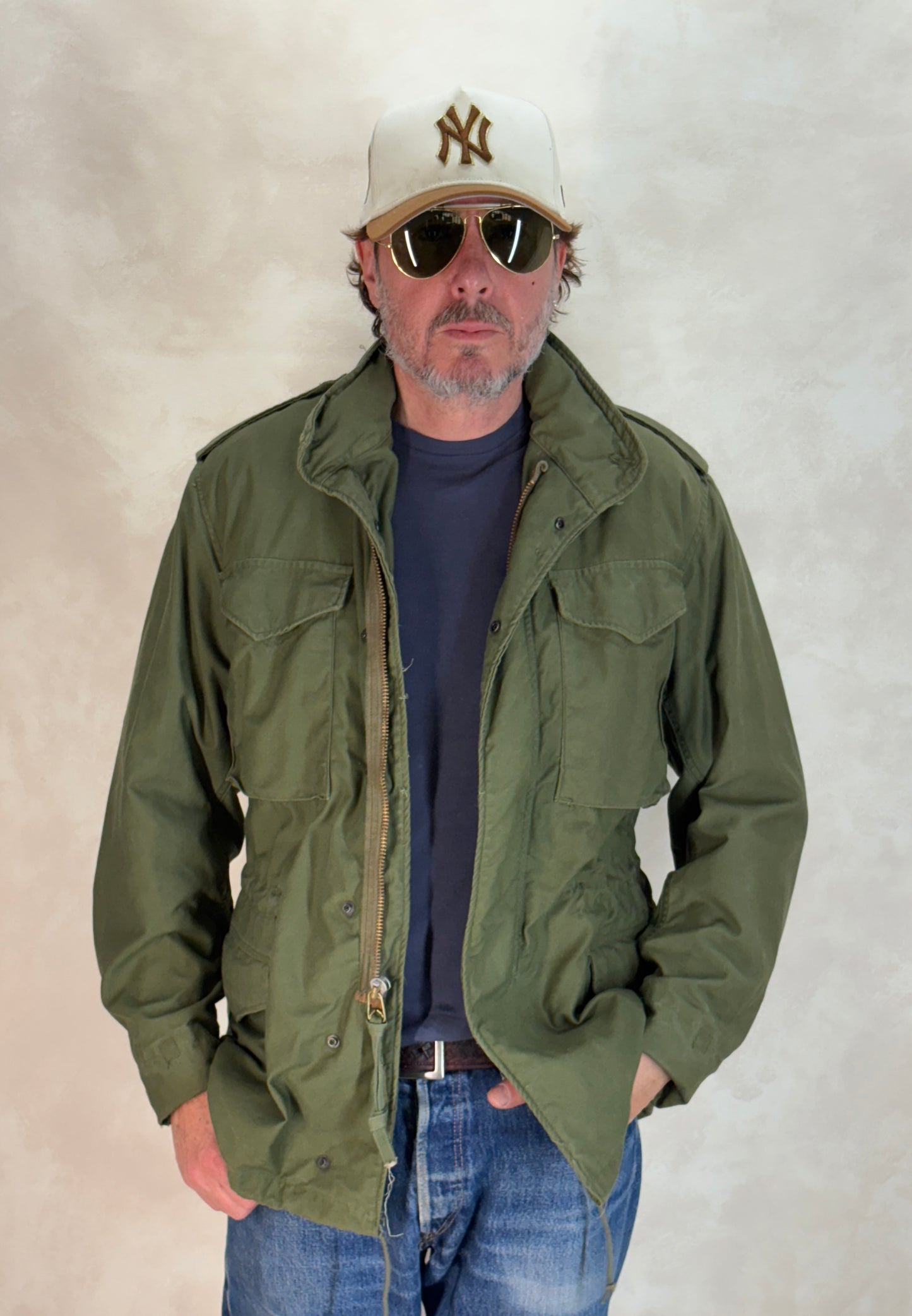 Small Reg. Alpha industries Authentic 1976 US M-65 field jacket .Military - USA Vintage Bcn