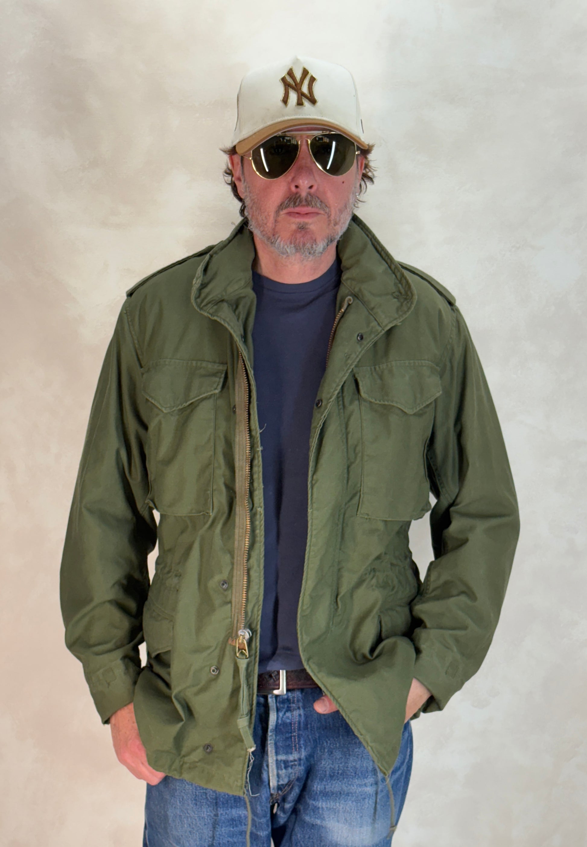 Small Reg. Alpha industries Authentic 1976 US M-65 field jacket .Military - USA Vintage Bcn