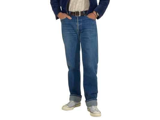34X34 Levi's 501 Vintage Denim Jeans from the 80s - USA Vintage Bcn