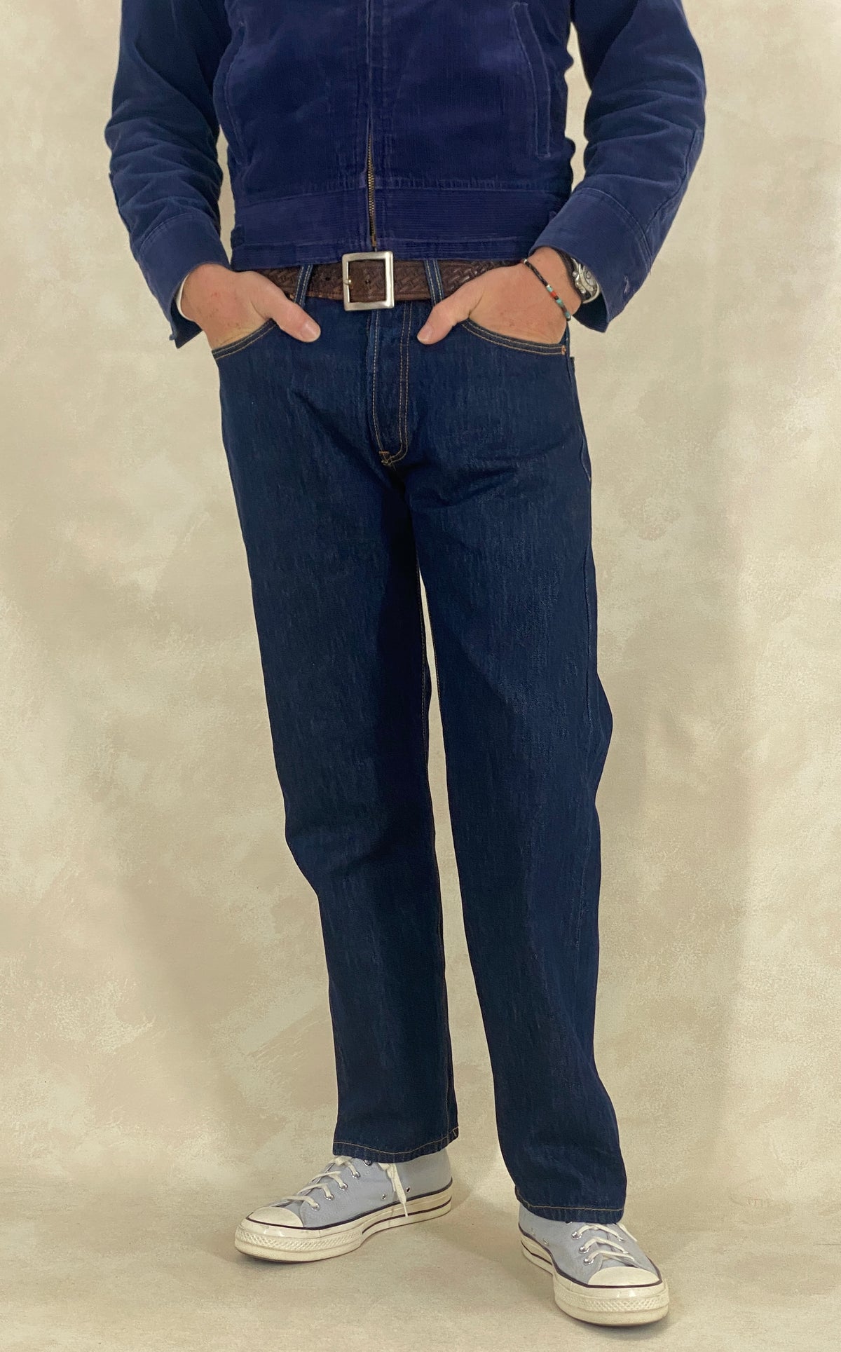 32X30 Levi's 501 Vintage Denim Jeans Made in Republic Dominican-military-AJ357 Studio