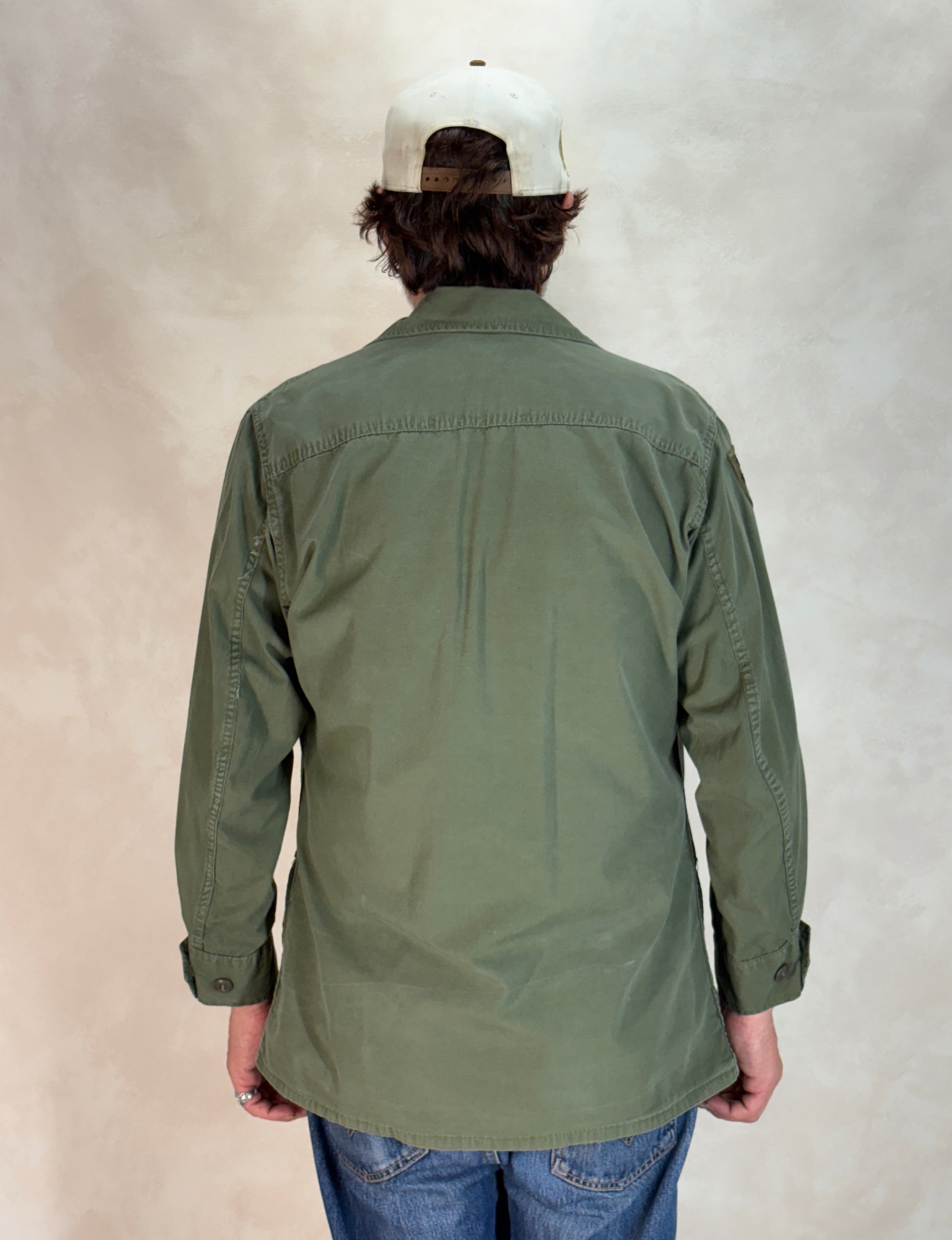 Small Reg. Authentic 1966/67 US Army vintage Vietnam jungle jacket. - USA Vintage Bcn