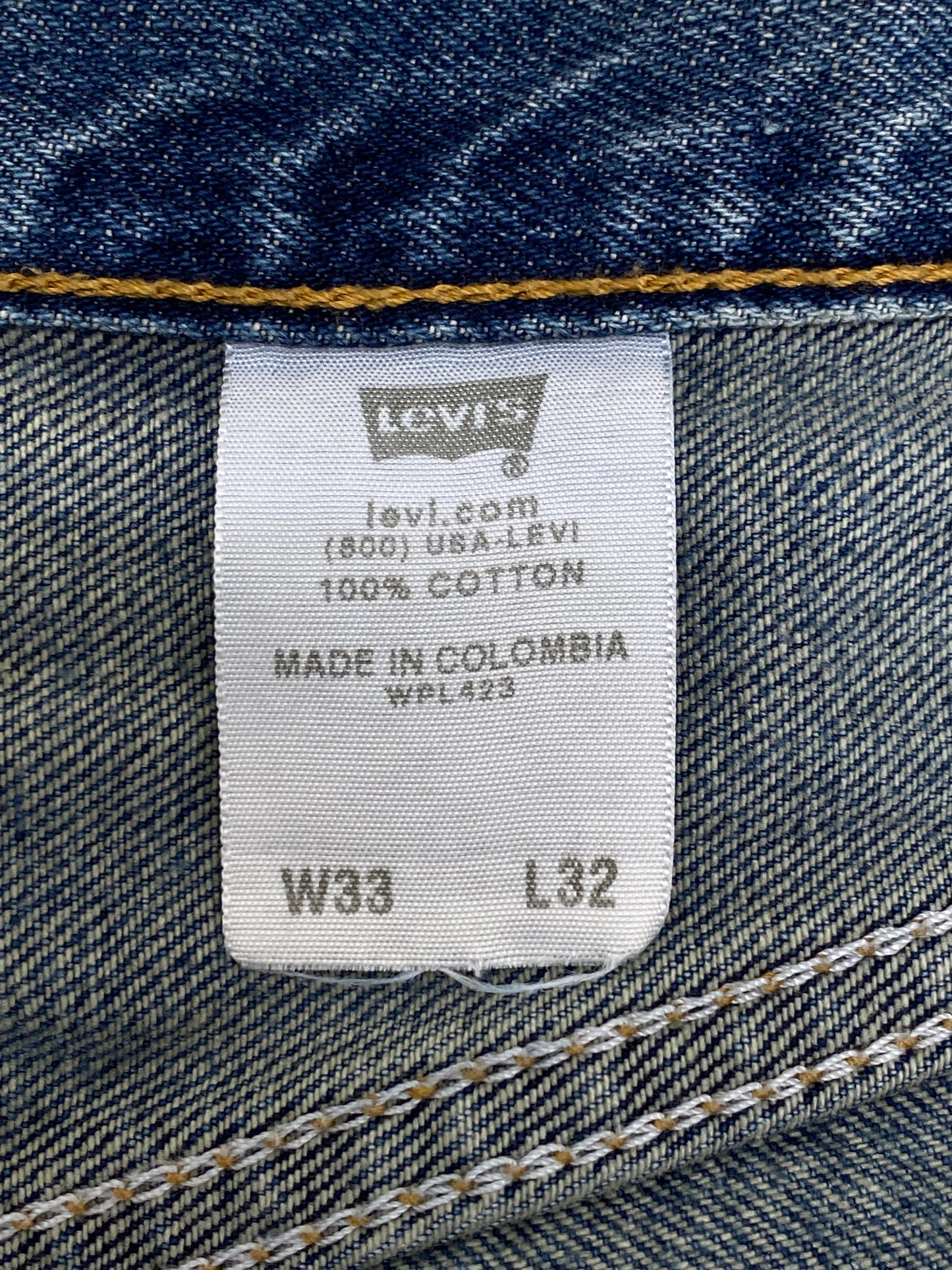 33X32 Levi's 501 Vintage Denim Jeans - USA Vintage Bcn